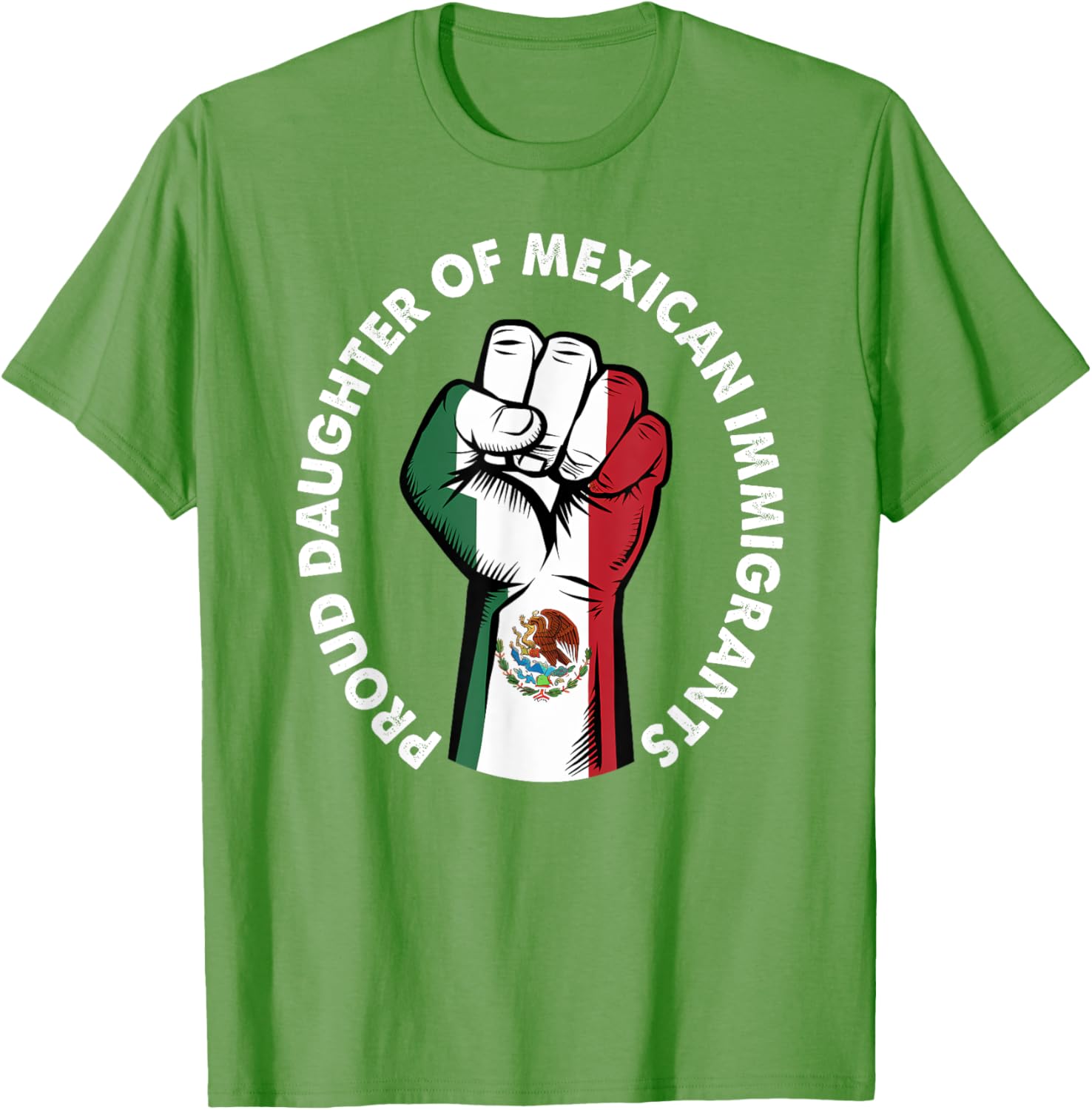 Proud Daughter of Mexican Immigrants Mexico Flag T-Shirt for Women - 22