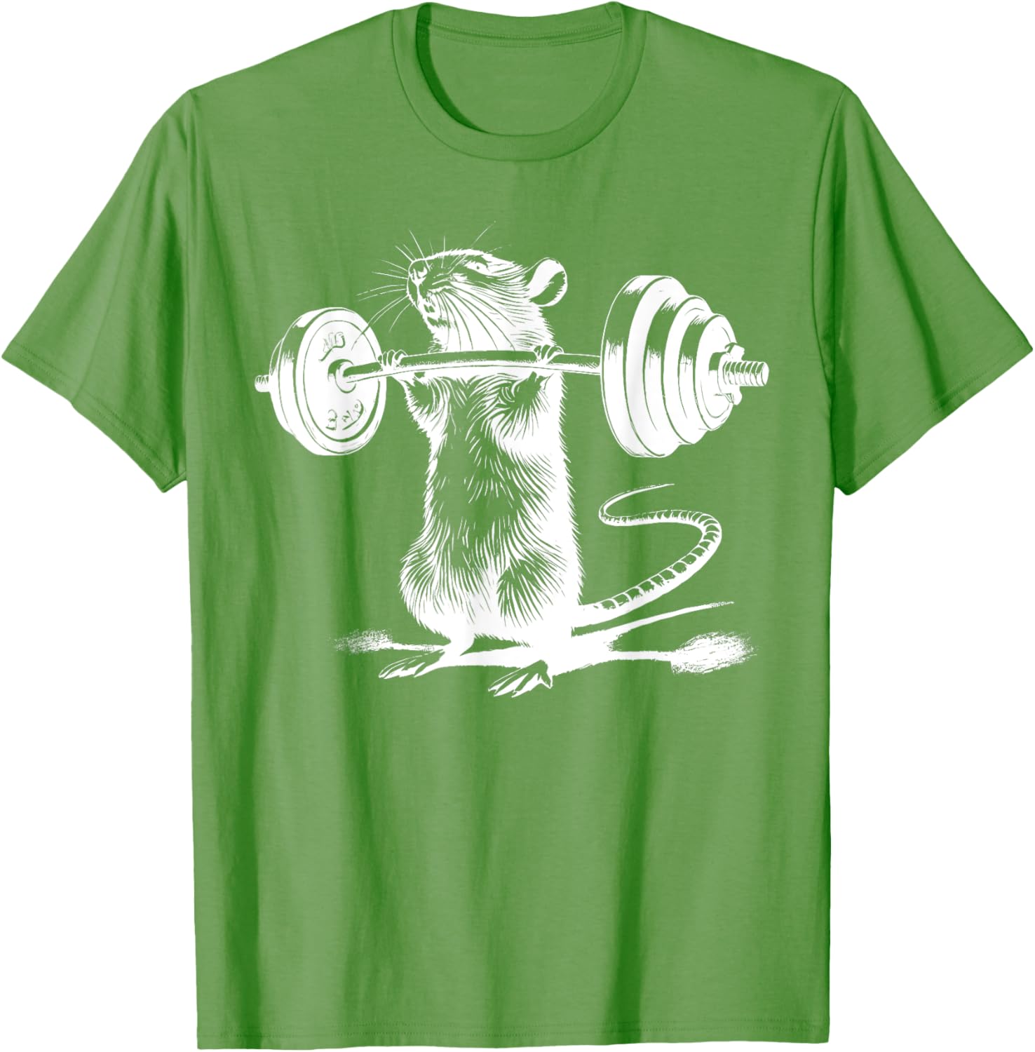 Retro Gym Rat Fitness T-Shirt for Bodybuilding and Weight Lifting Fans - 23