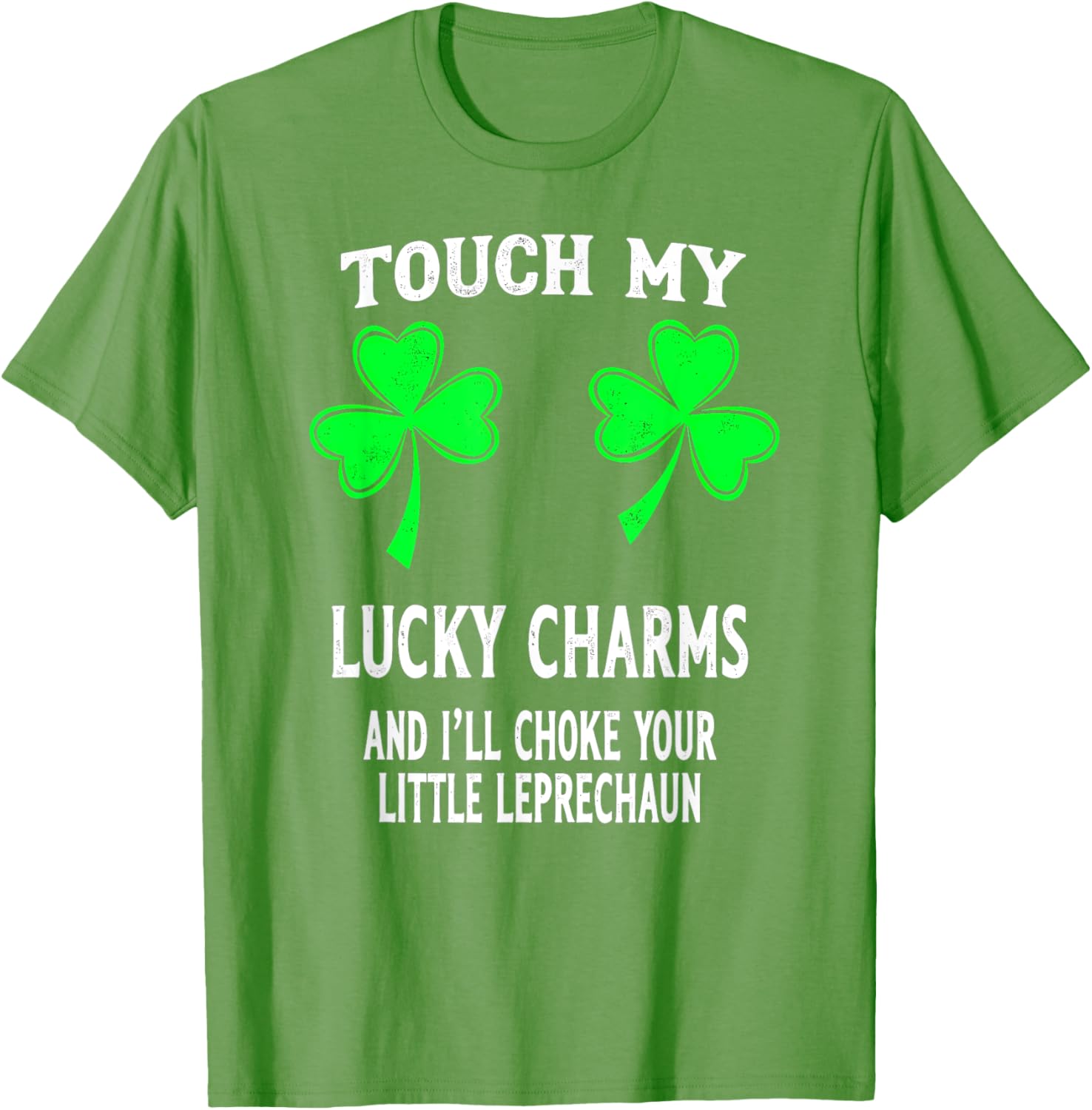 St Patricks Day Shamrock Touch My Lucky Charms T-Shirt for Women - 2
