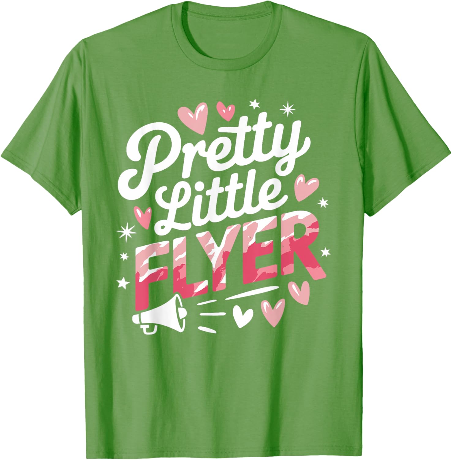 Pretty Little Flyer Cheerleader T-Shirt for Fans and Cheerleading Enthusiasts - 16
