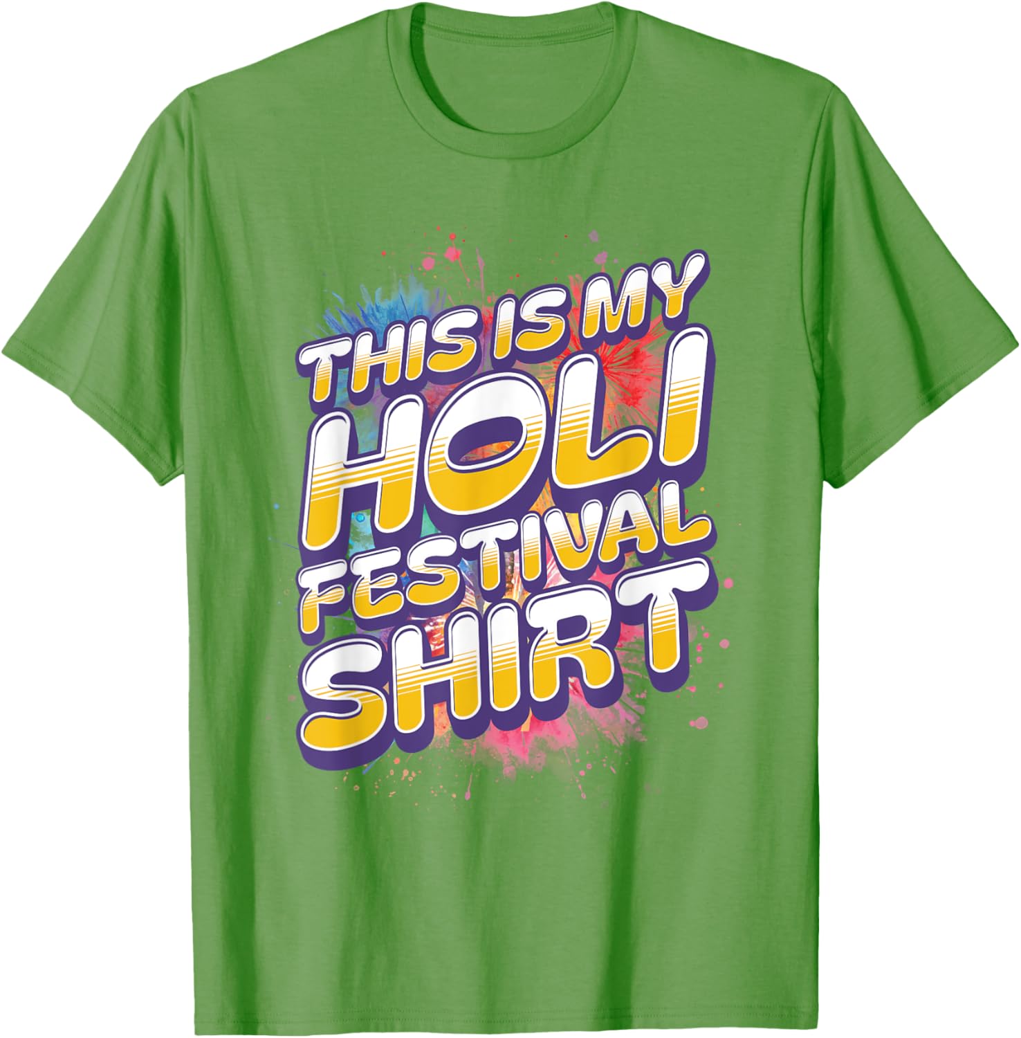 Colorful Holi Festival Shirt for Men and Women - Celebrate in Style - 20