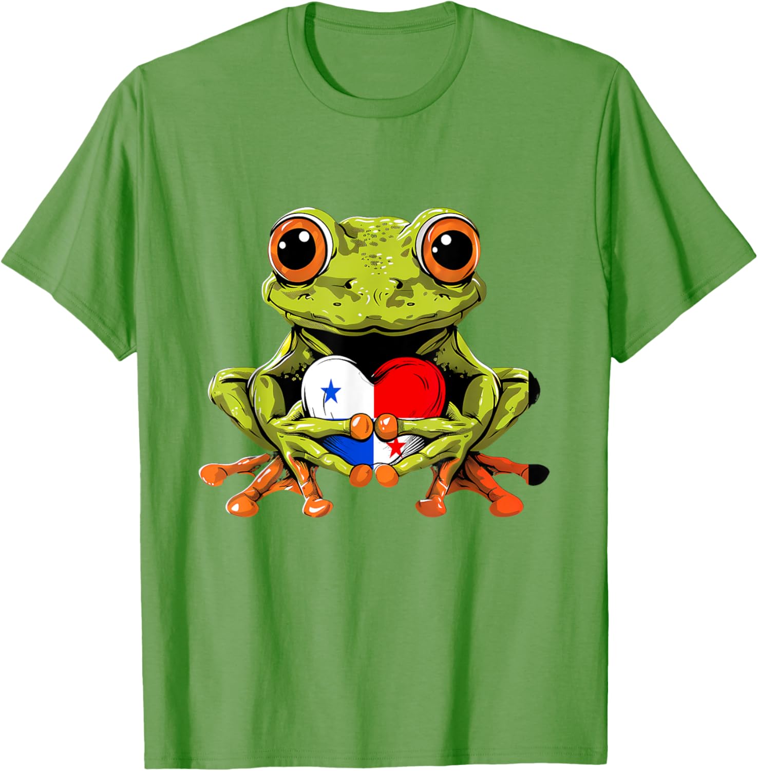 Panama Toad Frog Heart T-Shirt Celebrating Panamanian Roots and Pride - 6