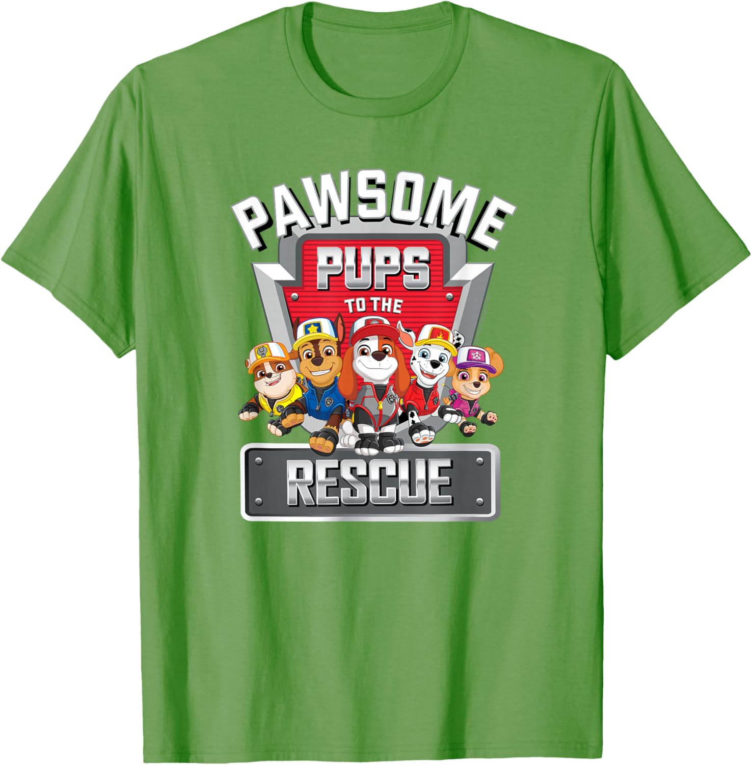 Paw Patrol Truck Pups Pawsome Pups Kids T-Shirt for Fun Adventures - 1