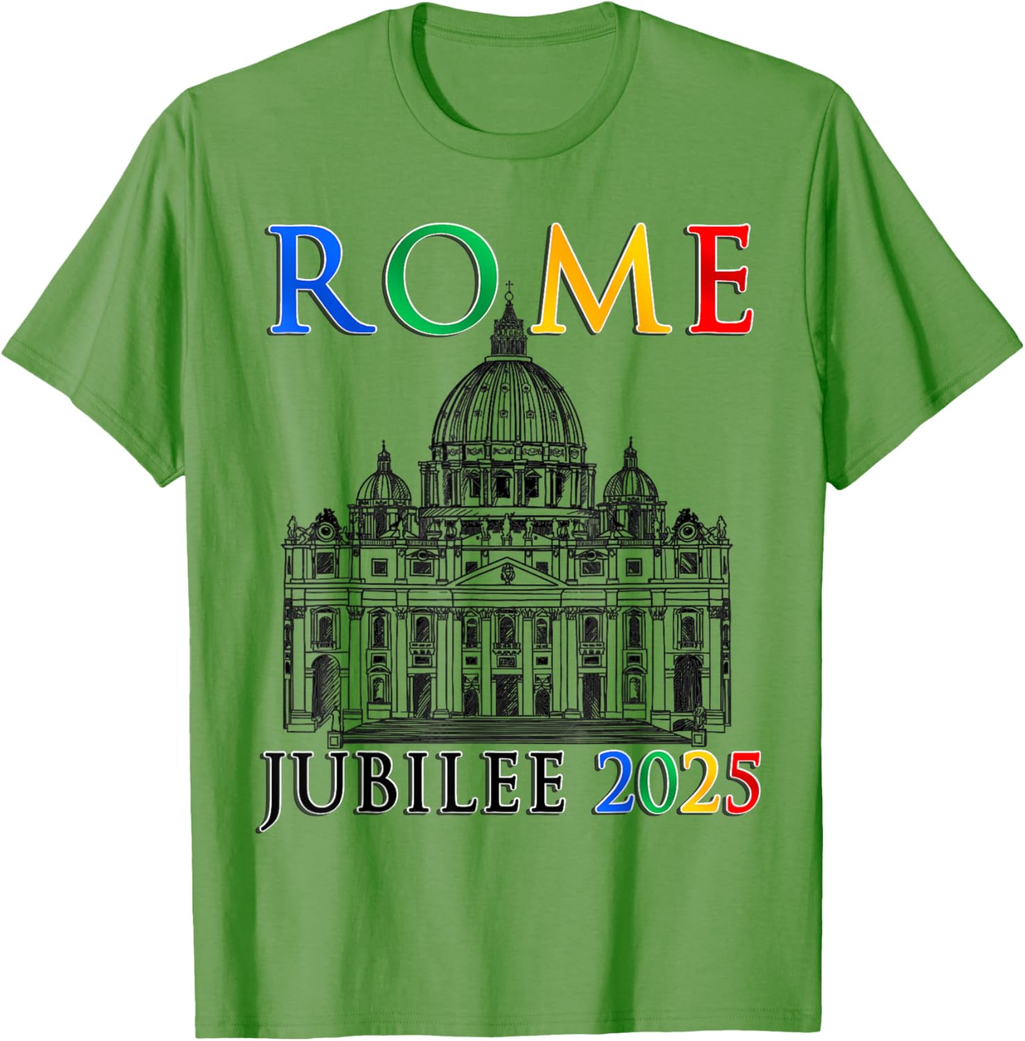 Rome Jubilee Pilgrims of Hope 2025 Vatican T-Shirt for Faithful Travelers - 5