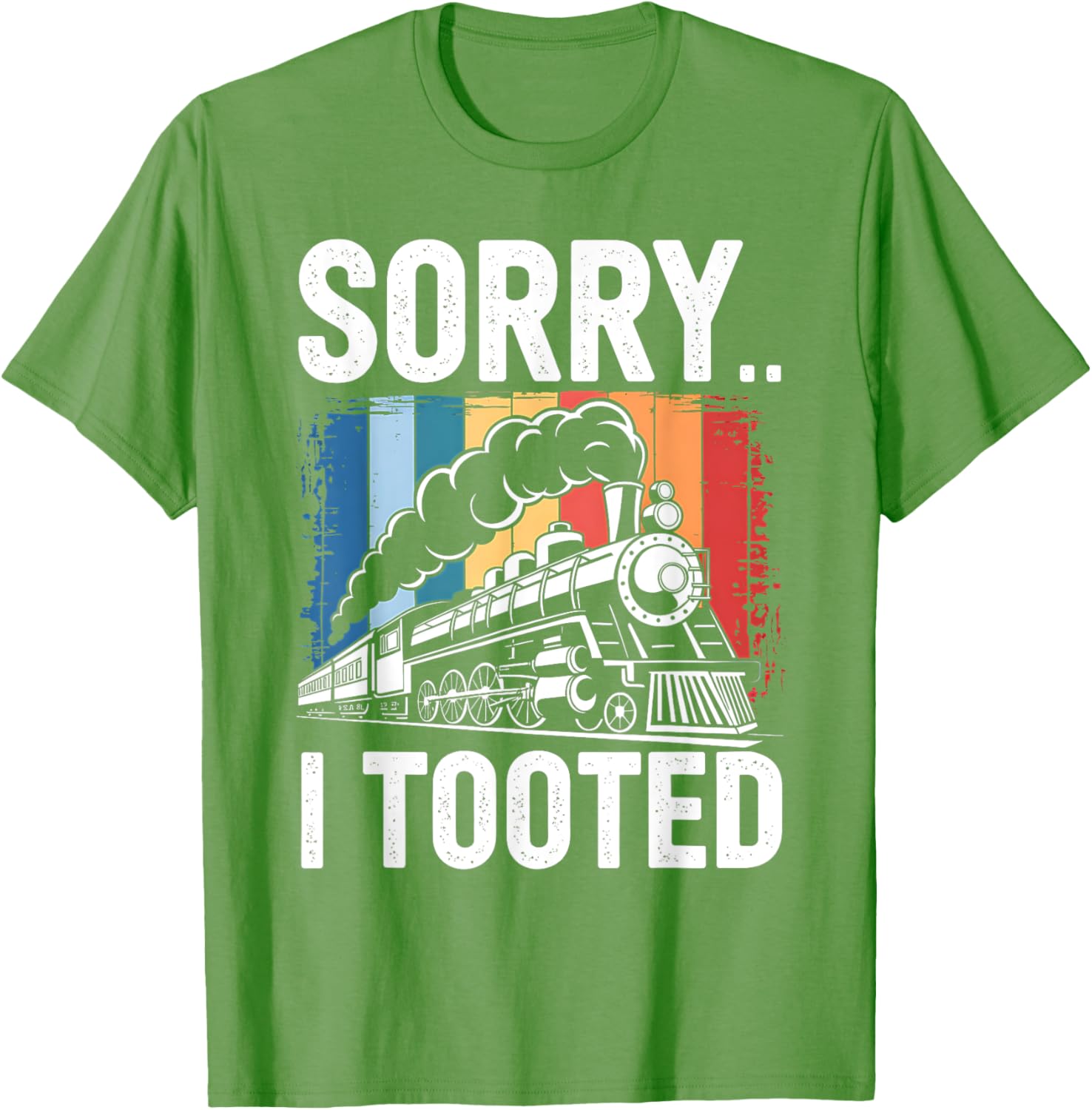 Funny Train Sorry I Tooted T-Shirt for Kids - Perfect Railroad Gift - 12