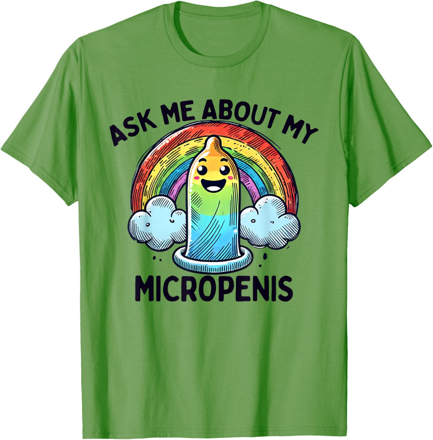 Funny Ask Me About My Micropenis T-Shirt for Adult Humor Lovers - 7