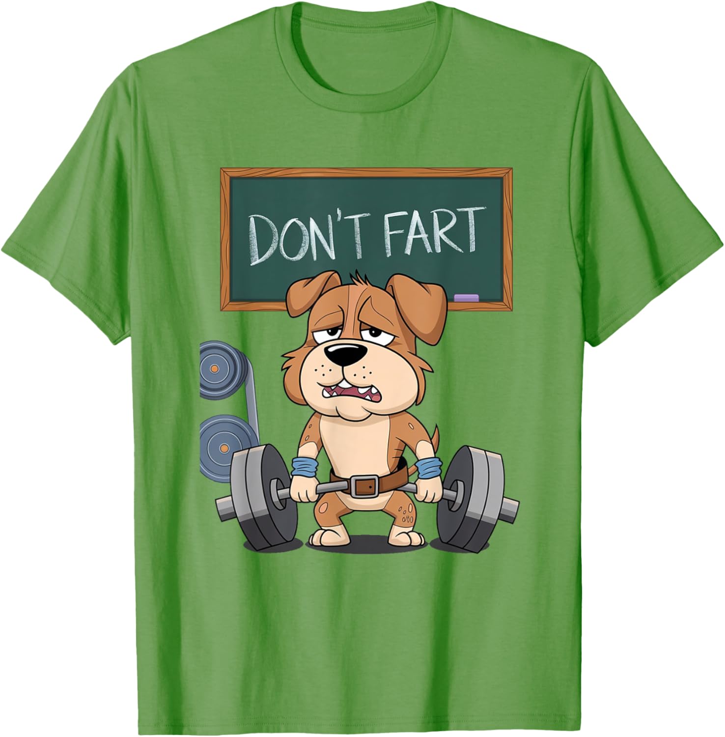 Funny Dog Don't Fart Gym Workout Tee for Men and Women Fitness Lovers - 24