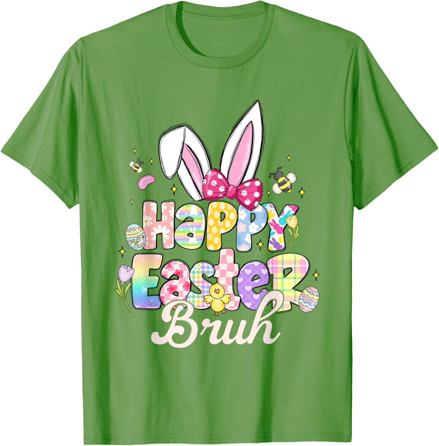 Funny Easter Bruh Meme T-Shirt for Bro Happy Spring Celebrations - 11