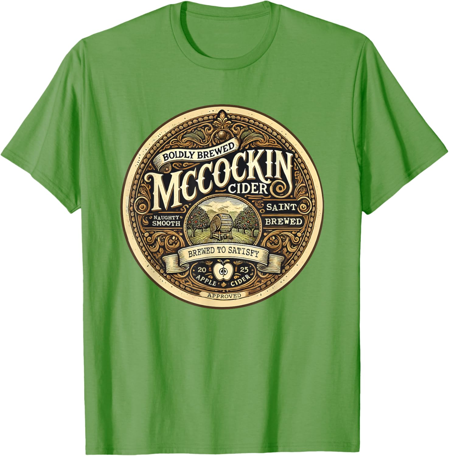 Funny Mccockin Cider St Patricks Day T-Shirt for Adults - Humor Apparel - 11