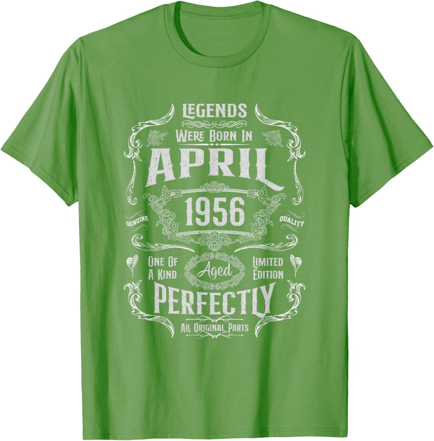 Vintage 69th Birthday Legends April 1956 T-Shirt for Memorable Celebrations - 28