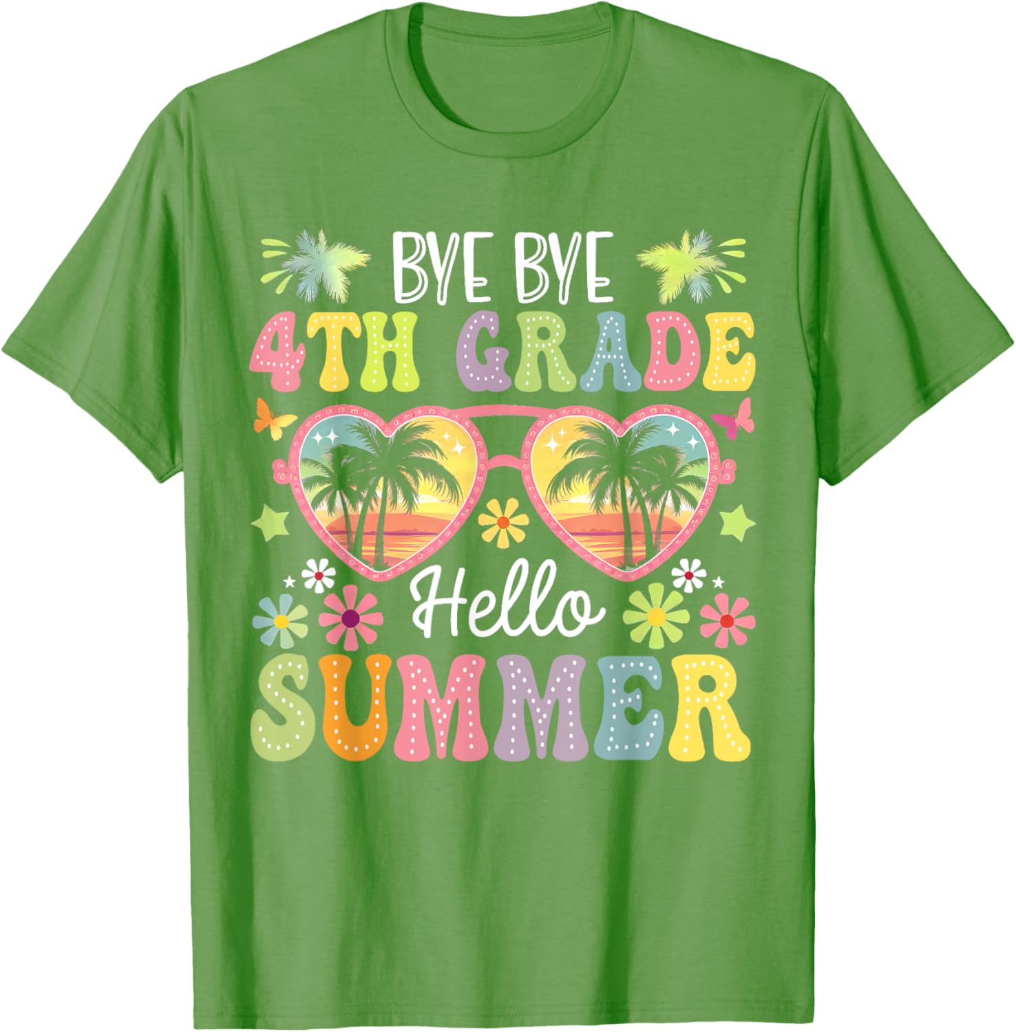 Goodbye 4th Grade Hello Summer Kids T-Shirt for Boys - Fun Last Day Style - 12
