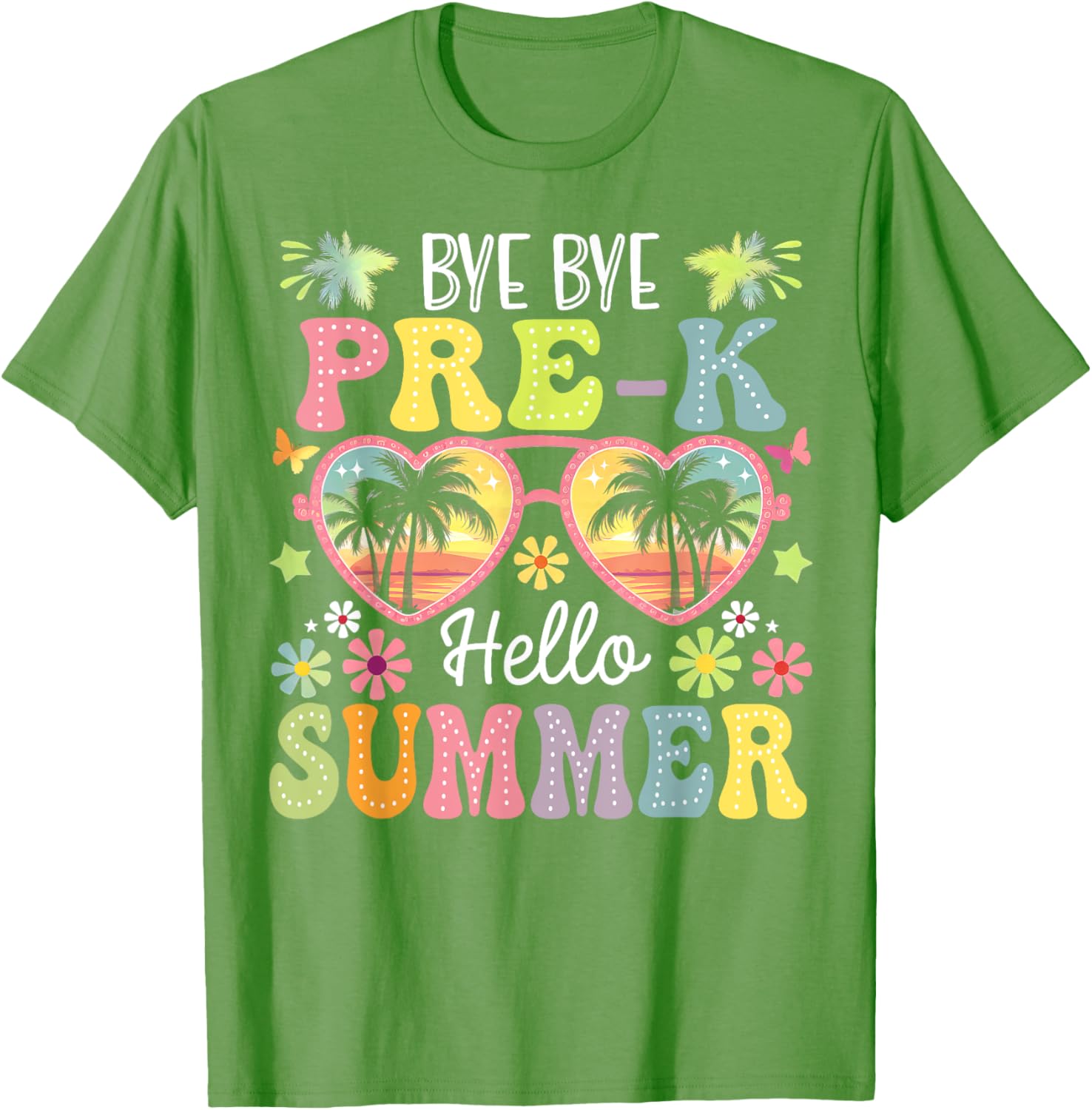 Goodbye Pre-K Hello Summer Boys Kids T-Shirt for Last Day of School - 2