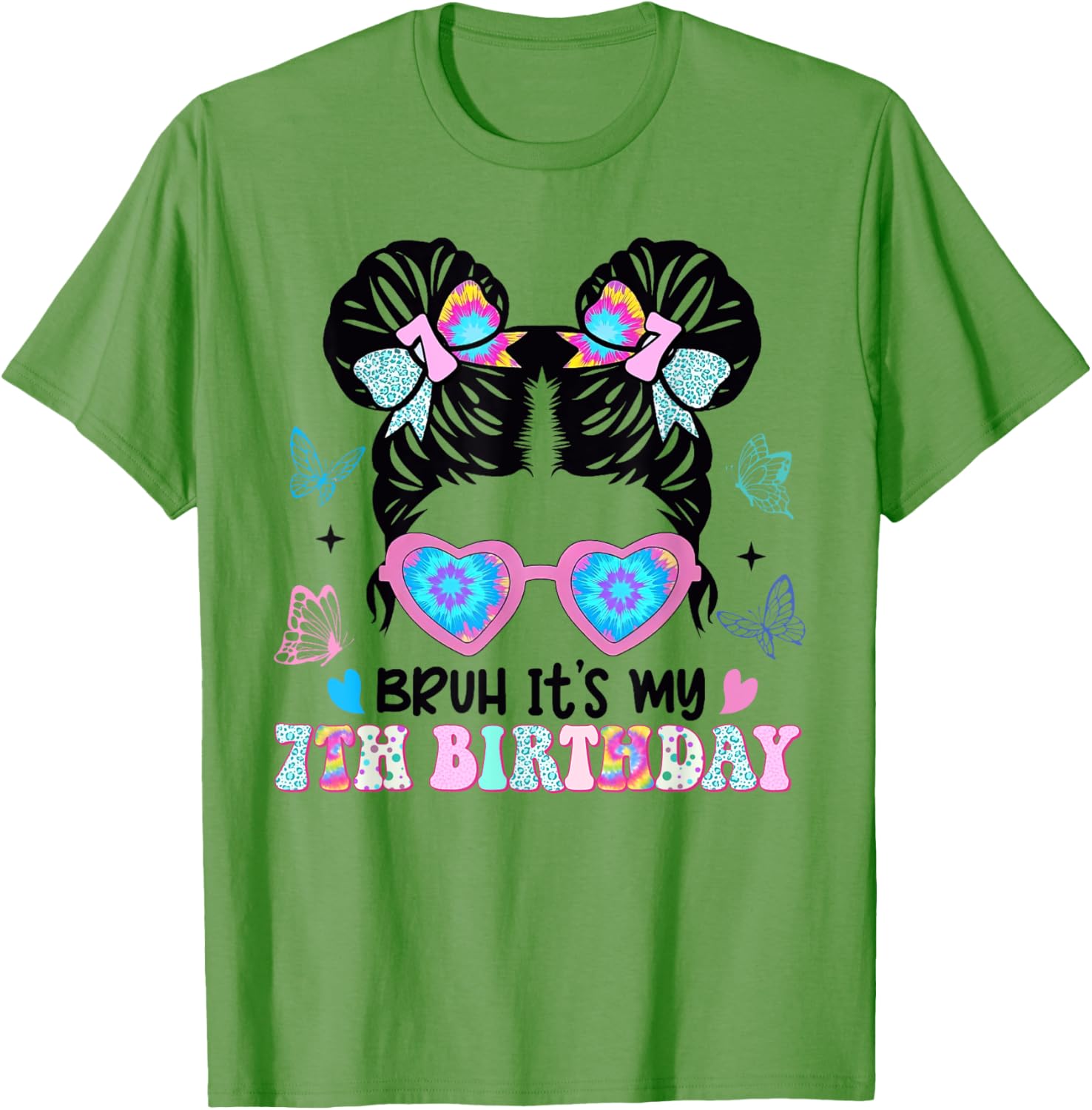 Retro 7th Birthday Girl T-Shirt for Fun Celebrations and Style - 10