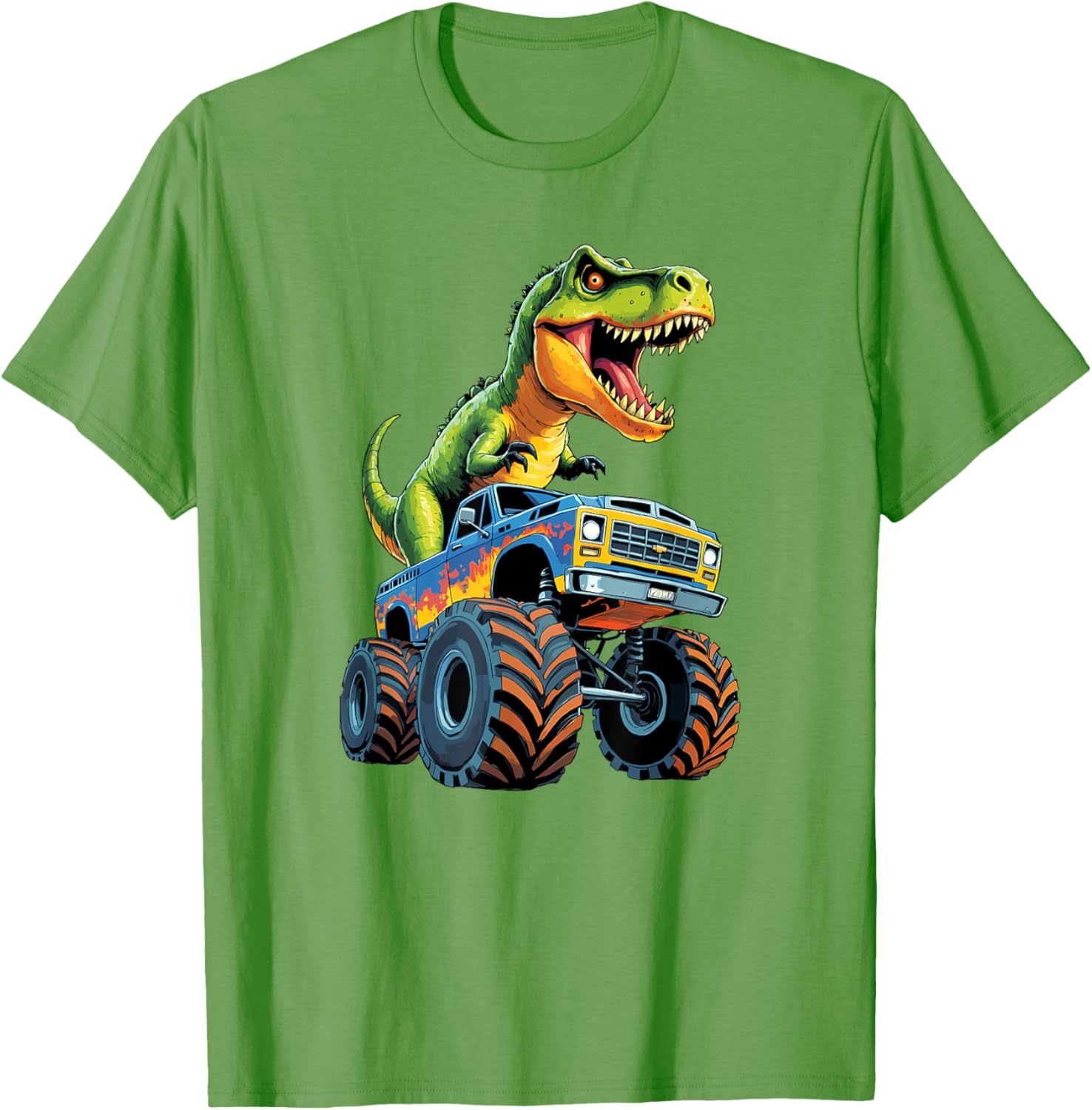 Monster Truck Dinosaur Birthday Party T-Shirt for Boys - Fun & Exciting! - 19