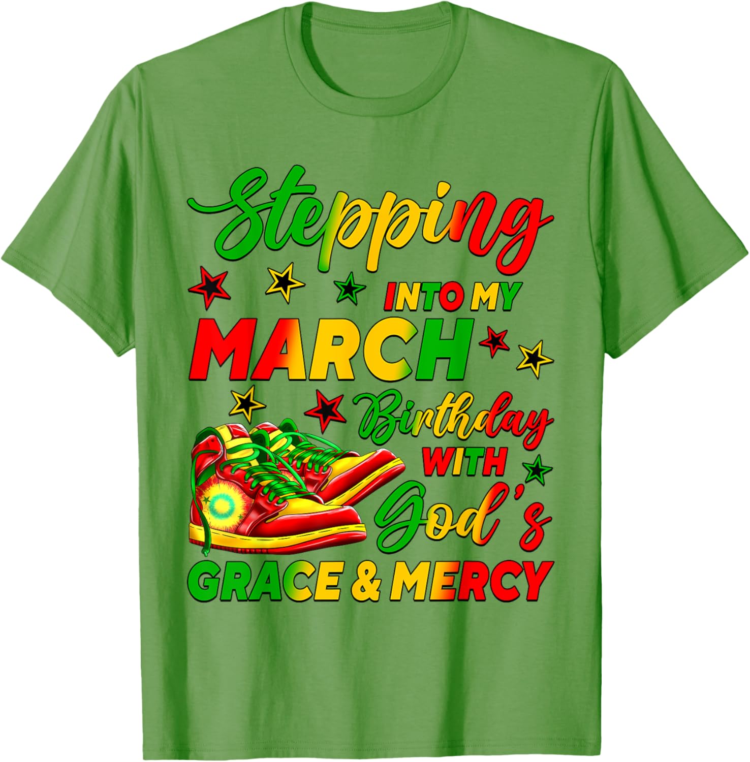 March Birthday African American Shoes T-Shirt for Celebrating in Style - 16