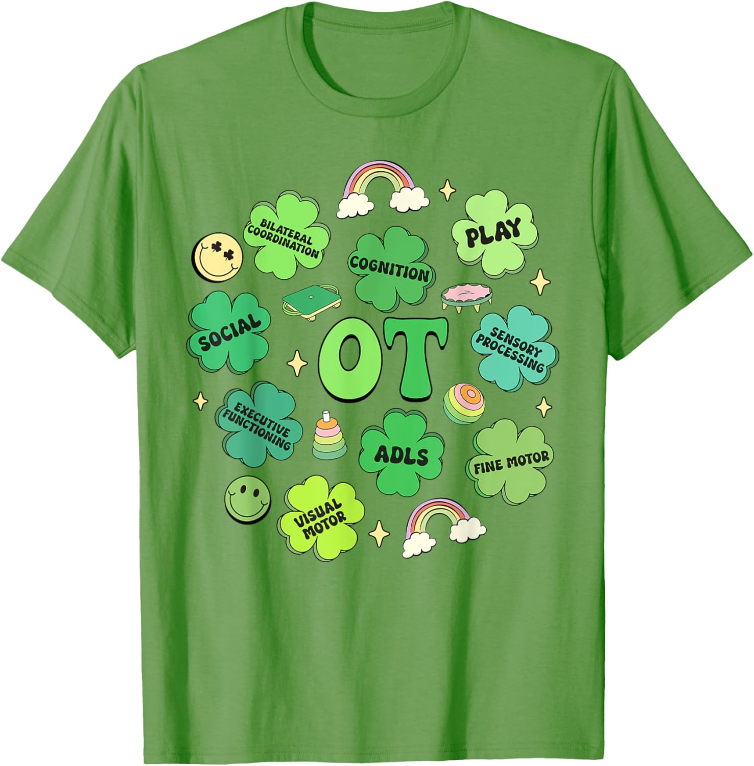 Saint Patrick's Day OT Therapist T-Shirt for Occupational Therapy Fun - 2