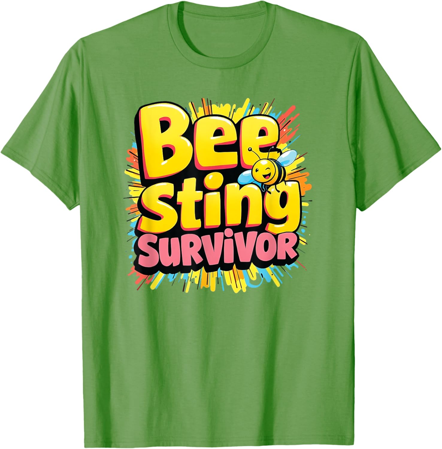 Bee Sting Survivor Funny Beekeeper T-Shirt for Nature Lovers - 10