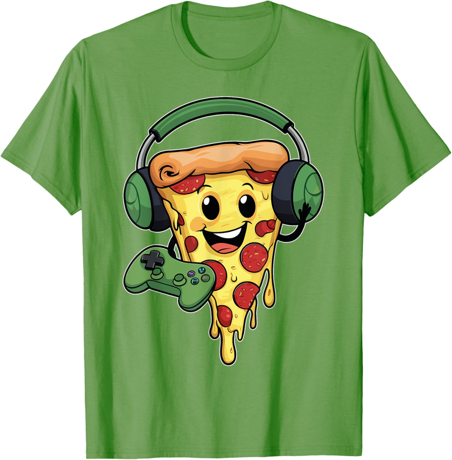 Funny Gamer Pizza Lovers T-Shirt for Video Game Enthusiasts - 15