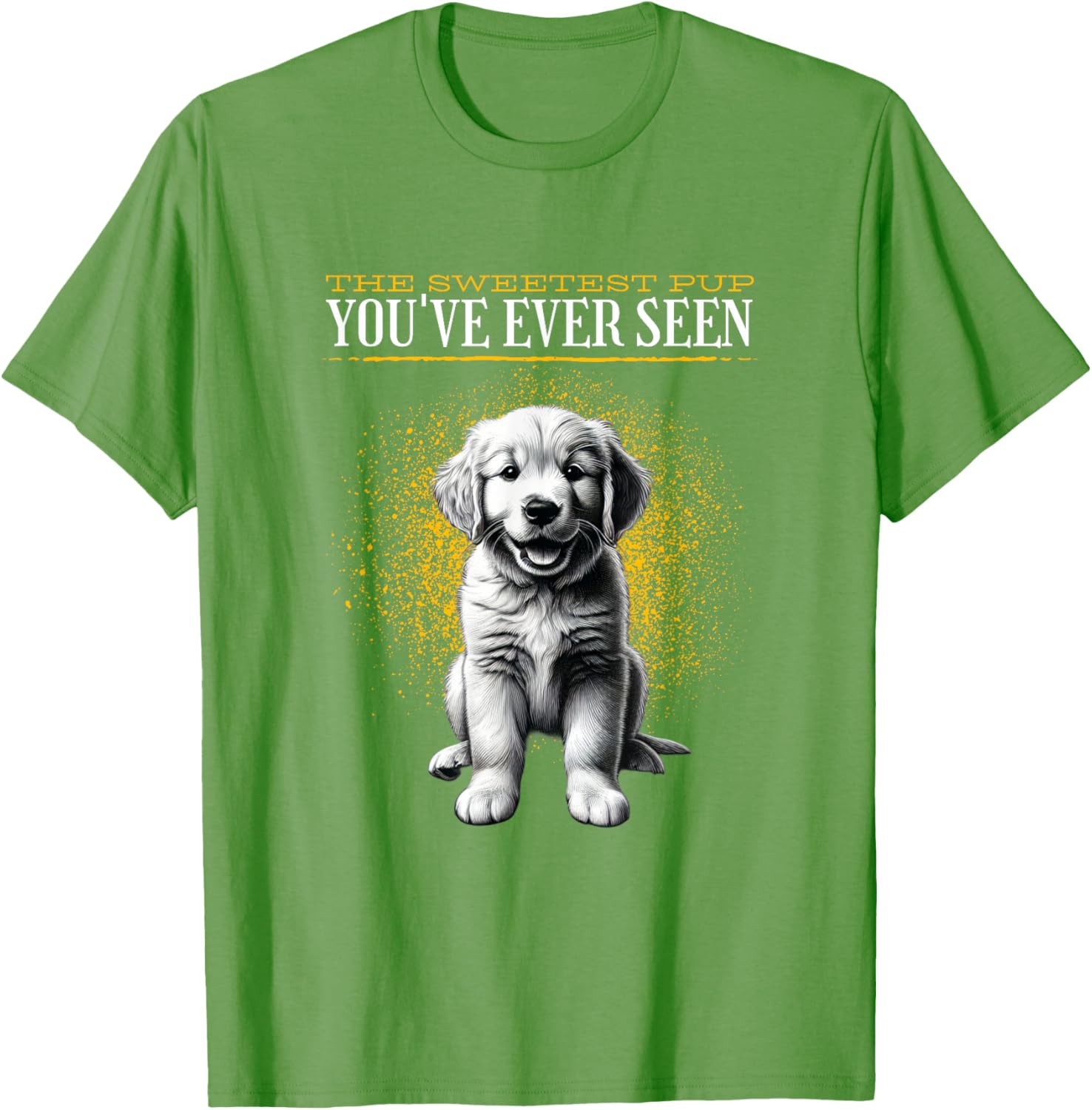 Adorable Golden Retriever Puppy T-Shirt for Dog Lovers - Unisex Style - 9