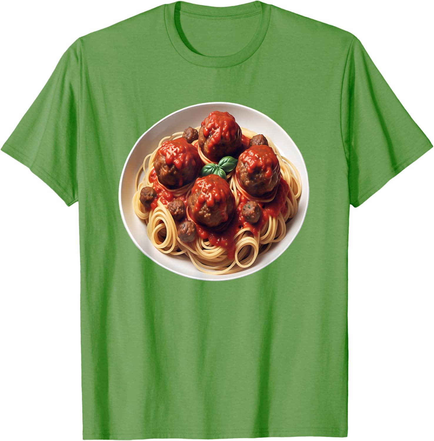 Spaghetti and Meatballs T-Shirt Fun Foodie Apparel for Pasta Lovers - 3