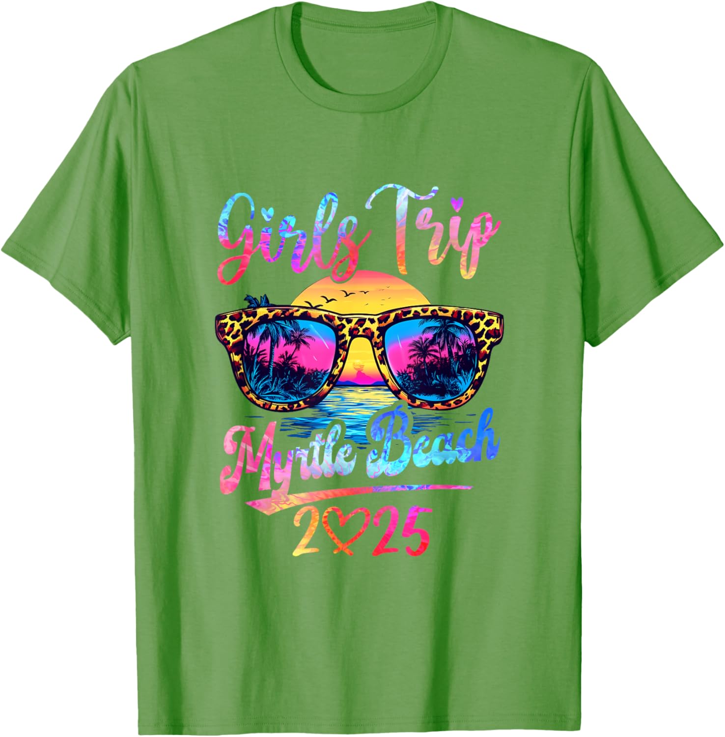 Girls Trip Myrtle Beach 2025 Matching Women's Summer Vacation T-Shirt - 4