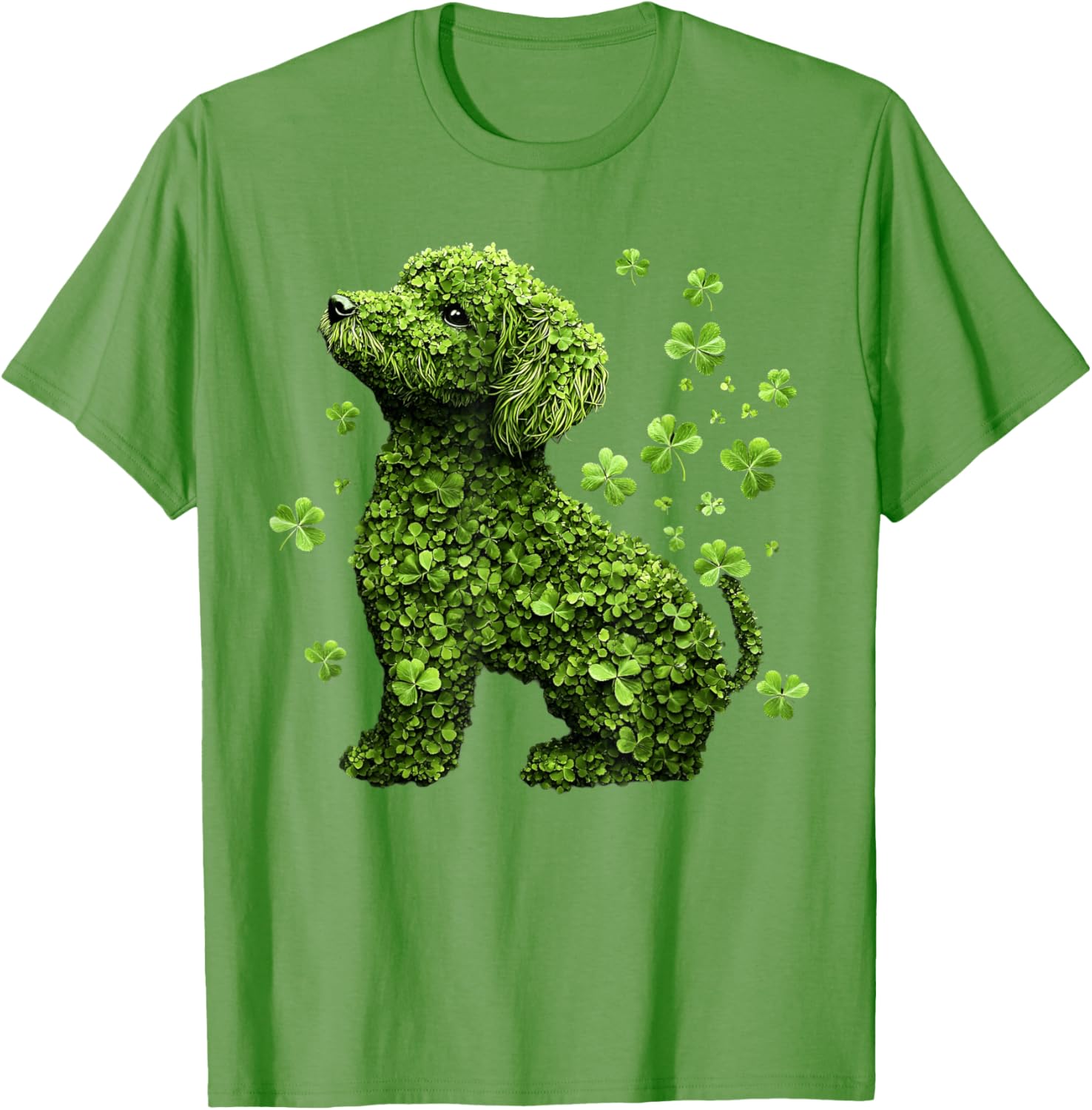 Shamrock Poodle T-Shirt for St. Patrick's Day Fun for All Ages - 4