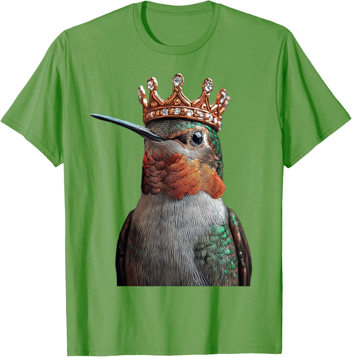 Hummingbird Crown T-Shirt for Nature Lovers - Stylish and Comfortable Design - 15