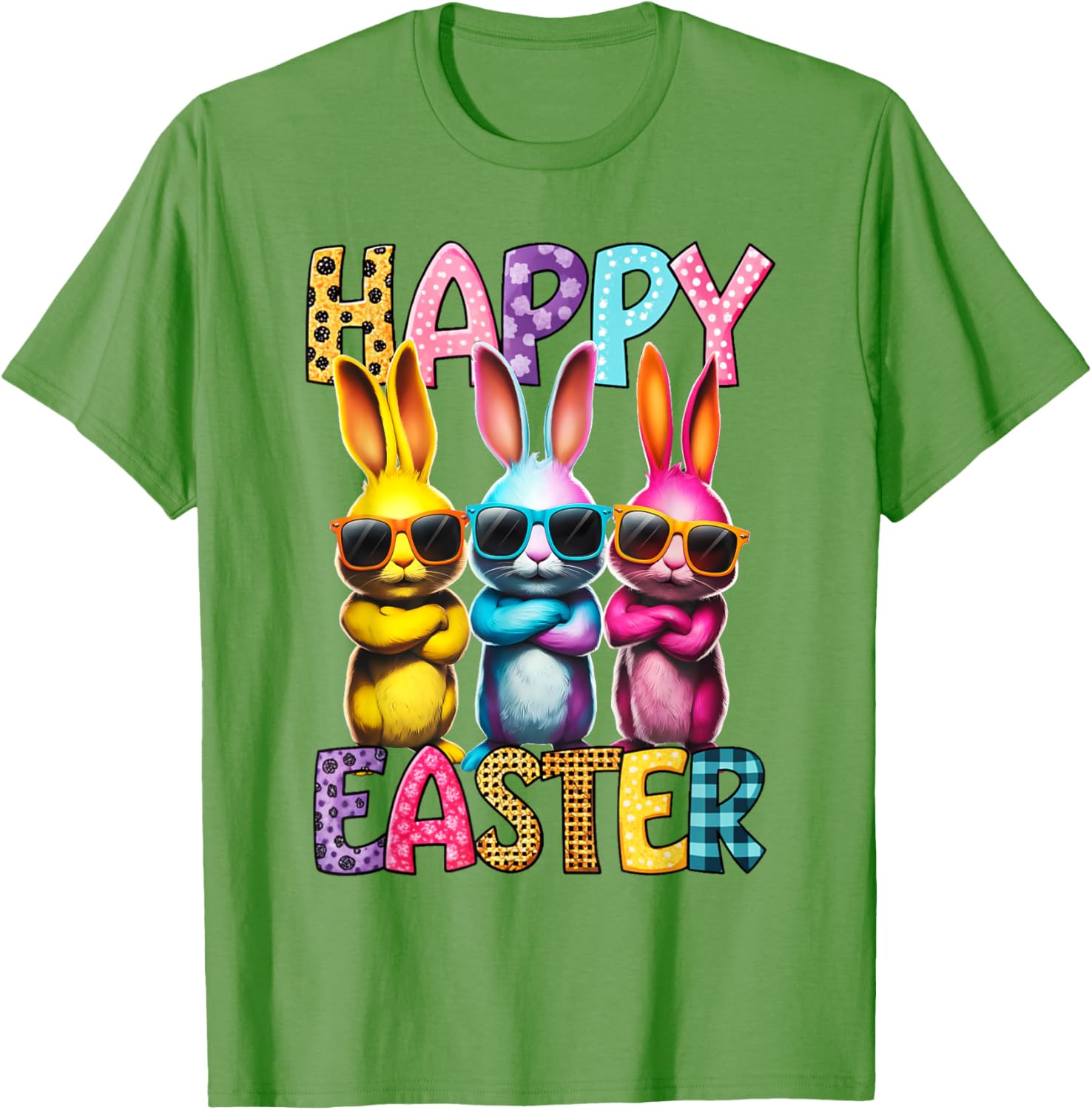 Funny Easter Bunny T-Shirt for Kids and Adults - Happy Easter Tees - 1