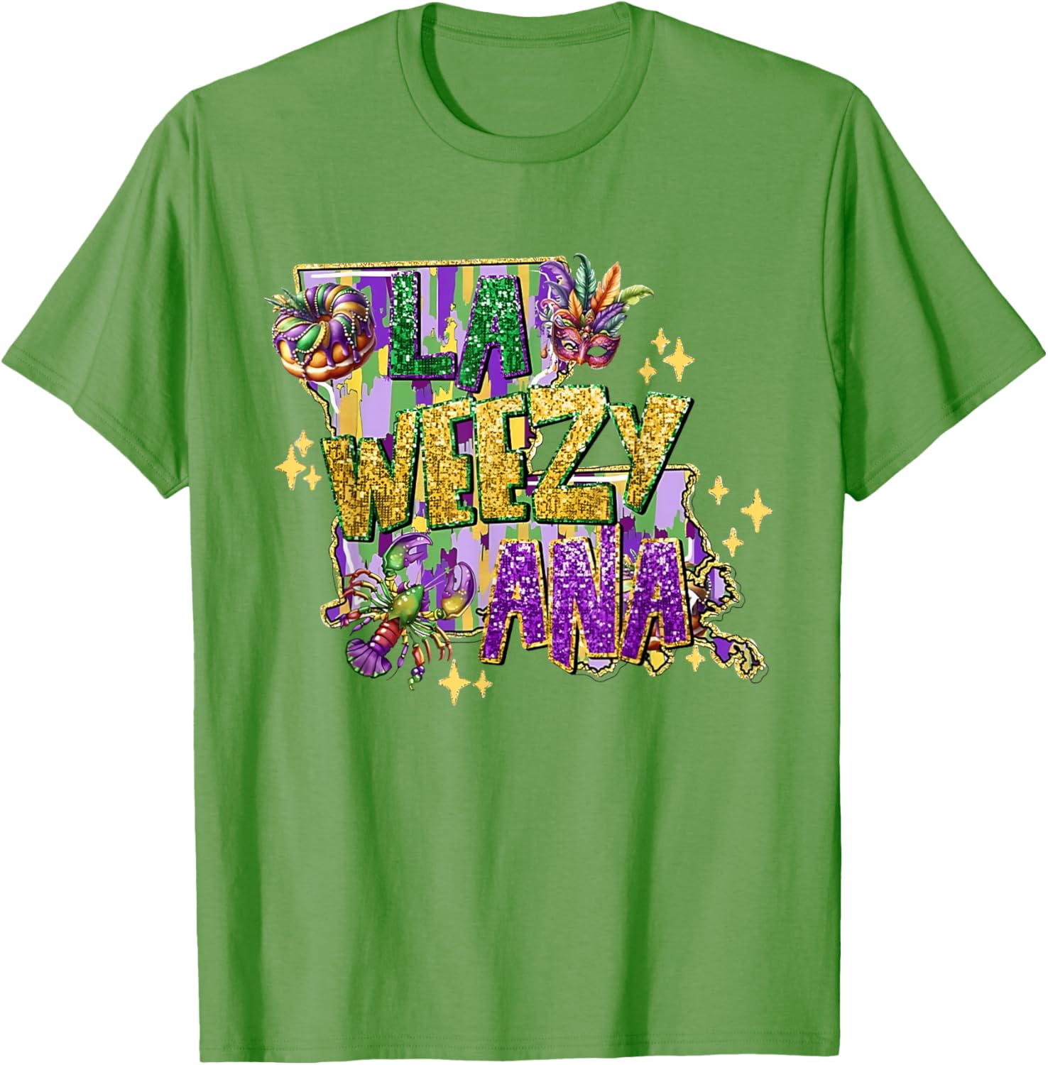 La Weezy Ana Mardi Gras T-Shirt for Fat Tuesday Celebrations - 8