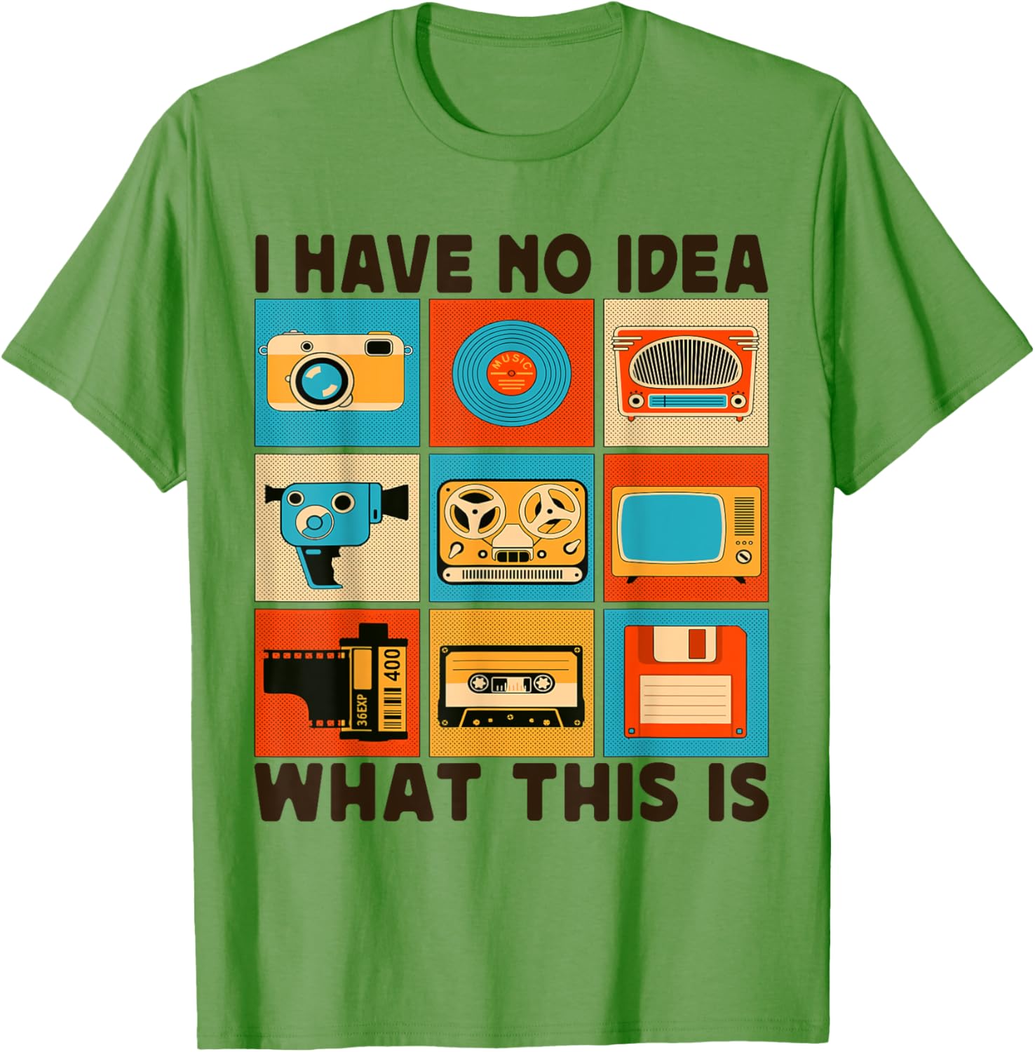 Retro I Have No Idea What This Is T-Shirt for Men Women Kids 70s 80s 90s - 16