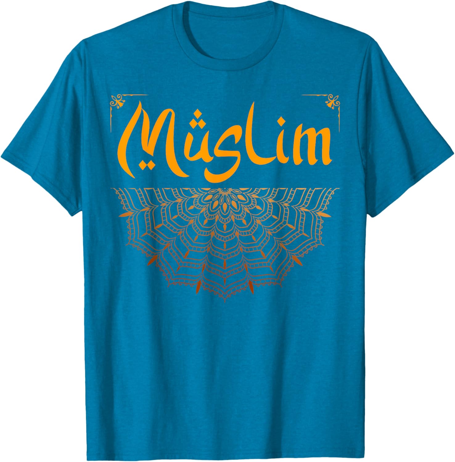 Muslim Mandala Arabic Art T-Shirt for Men and Women – Stylish Islamic Design - 15