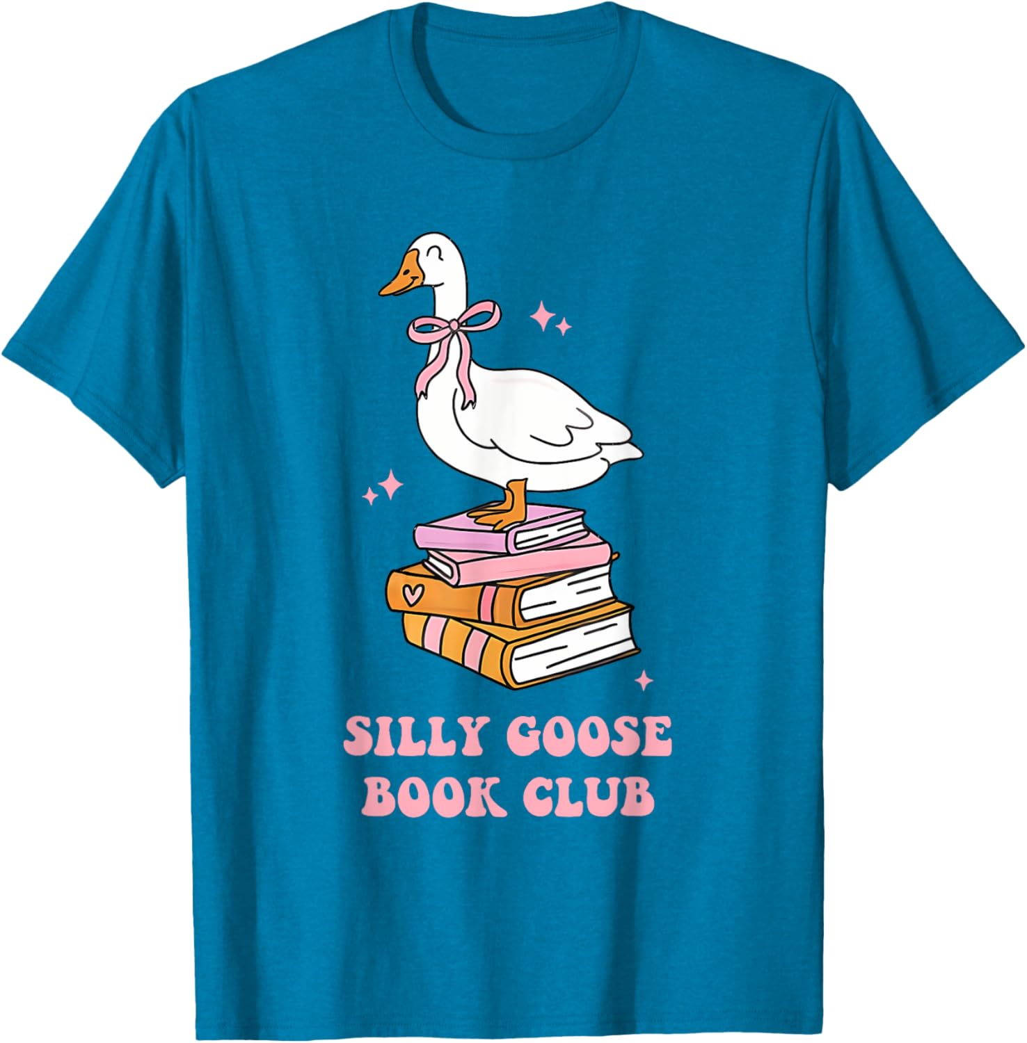 Silly Goose Book Club Funny T-Shirt for Book Lovers and Readers - 3