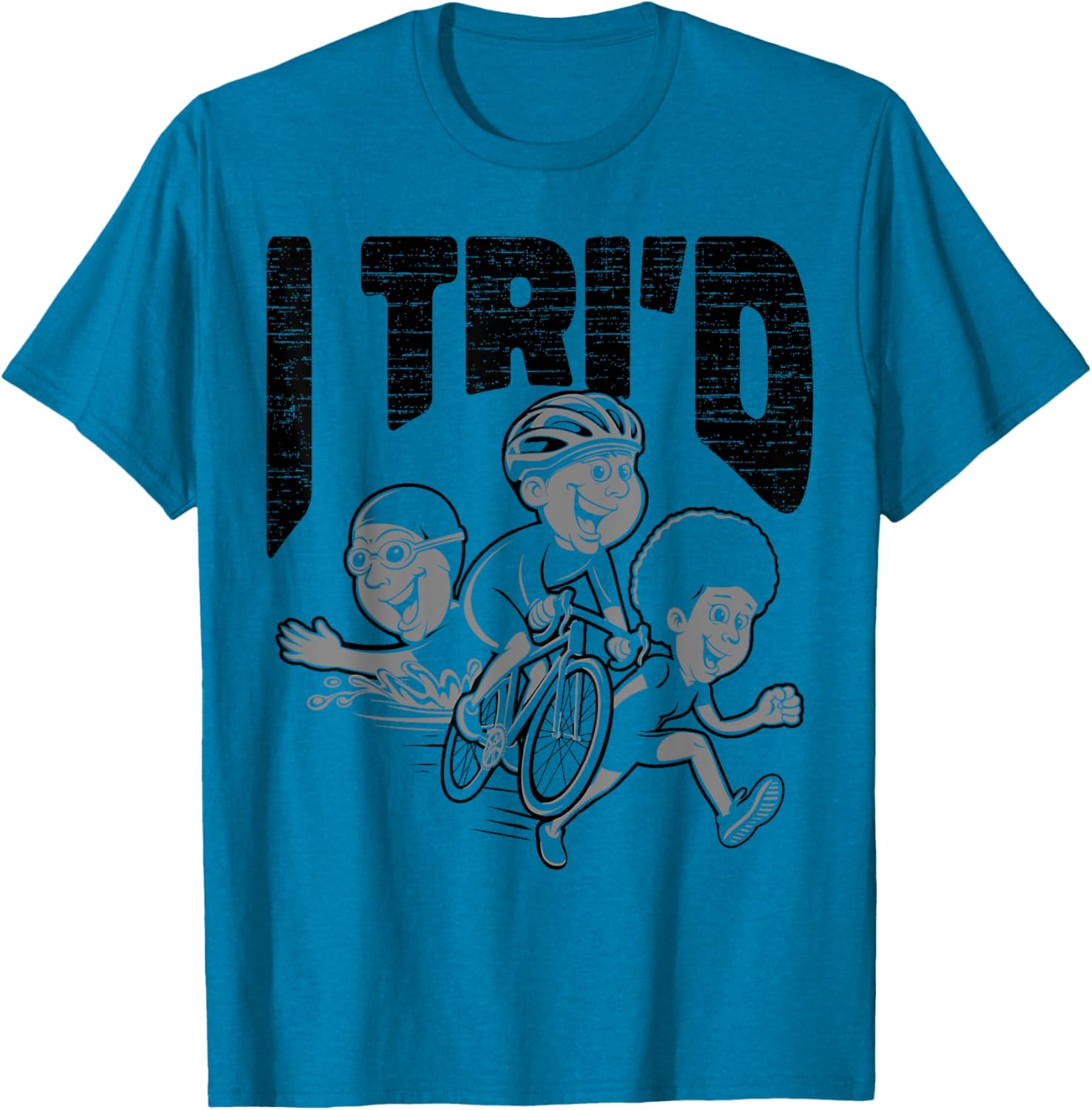 I Tri'd Triathlon Ultra Runner T-Shirt for Passionate Marathoners - 7