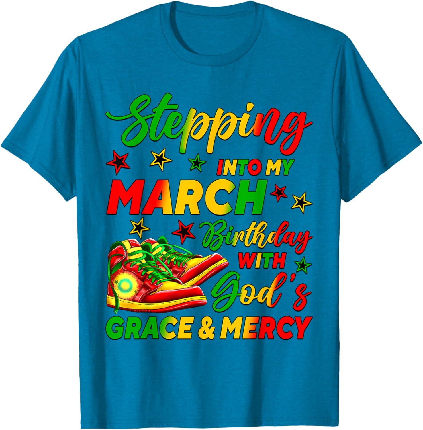 March Birthday African American Shoes T-Shirt for Celebrating in Style - 20