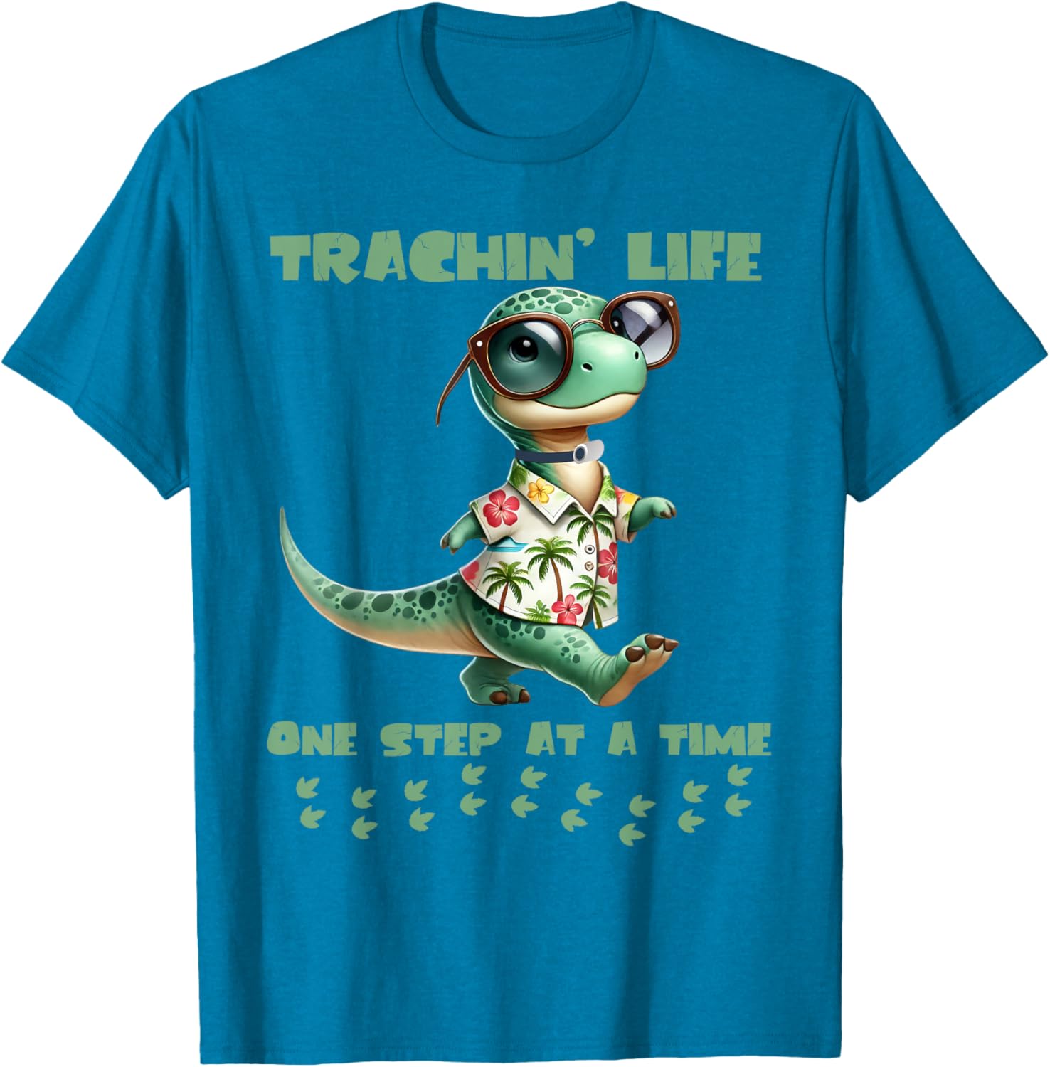 Trachin Life One Step at a Time Tracheostomy Awareness T-Shirt - 15