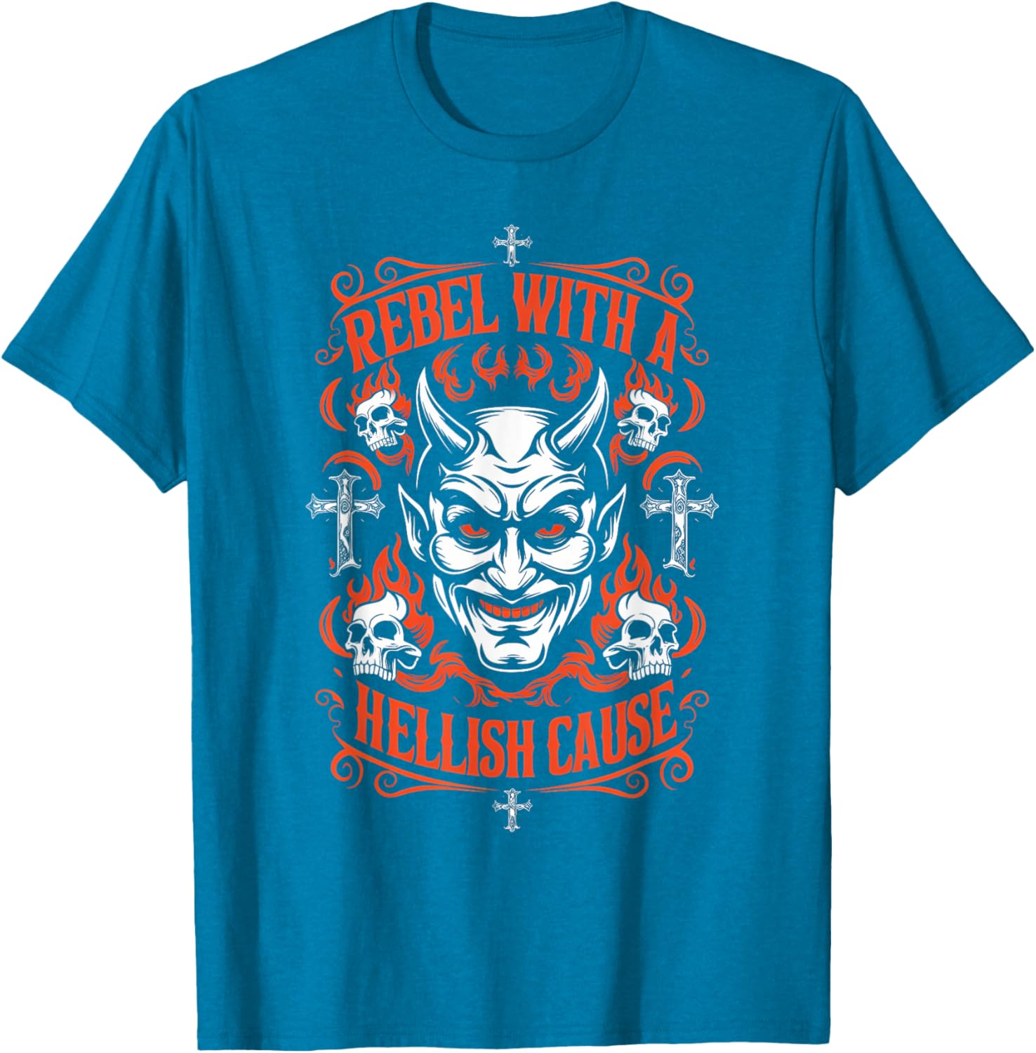 Witch Goth Devil Goat 666 Pentagram Dark Art T-Shirt for Unique Style - 7