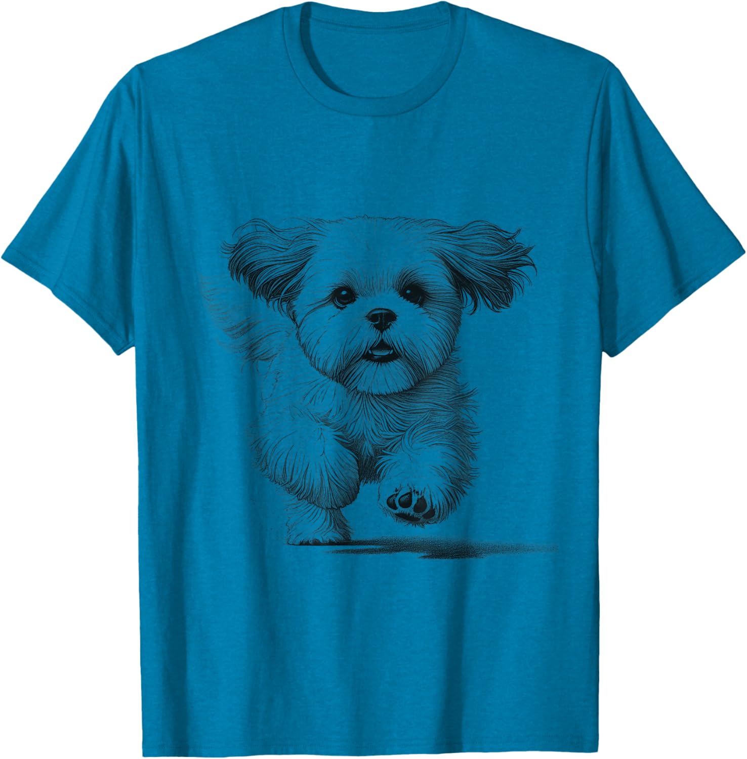 Shih Tzu Running Dog T-Shirt for Men and Women - Perfect Gift Idea - 11
