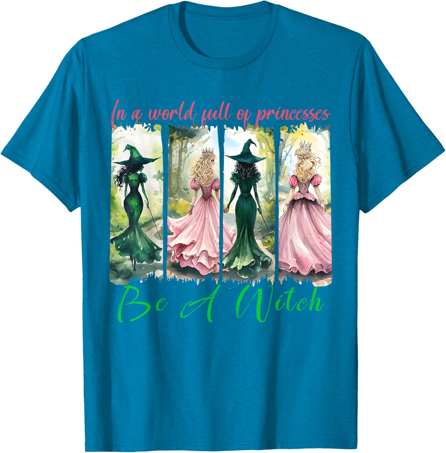 Be a Witch Not a Princess Halloween T-Shirt for Women Stylish Outfit - 11