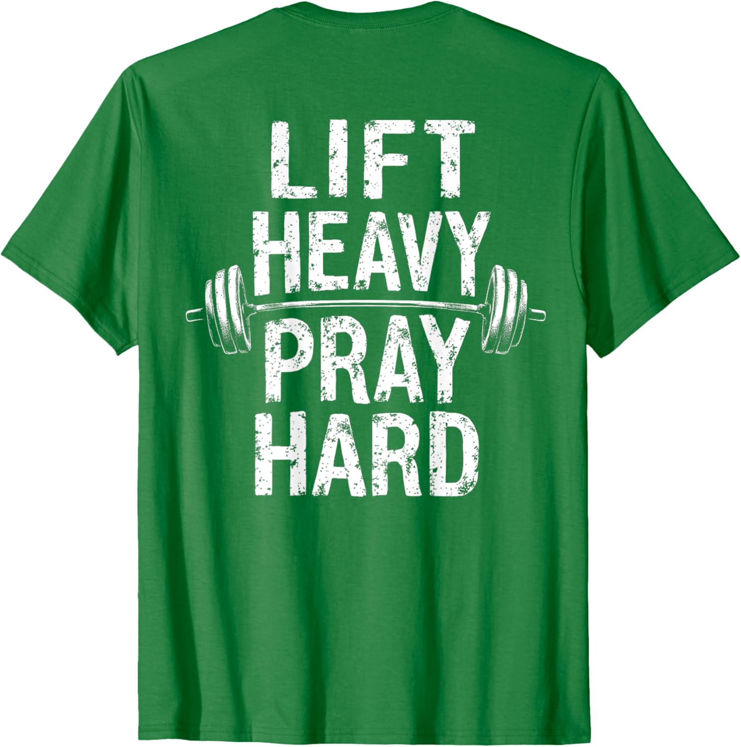 Lift Heavy Pray Hard Jesus Gym T-Shirt for Weightlifters and Deadlifts - 4