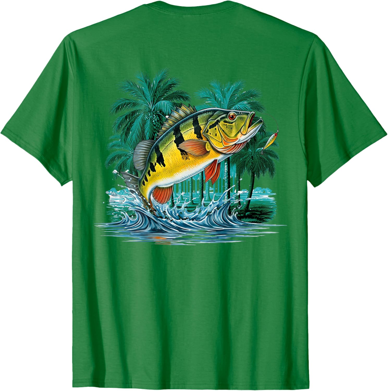 Peacock Bass Jungle Fishing T-Shirt for Outdoor Adventure Lovers - 7