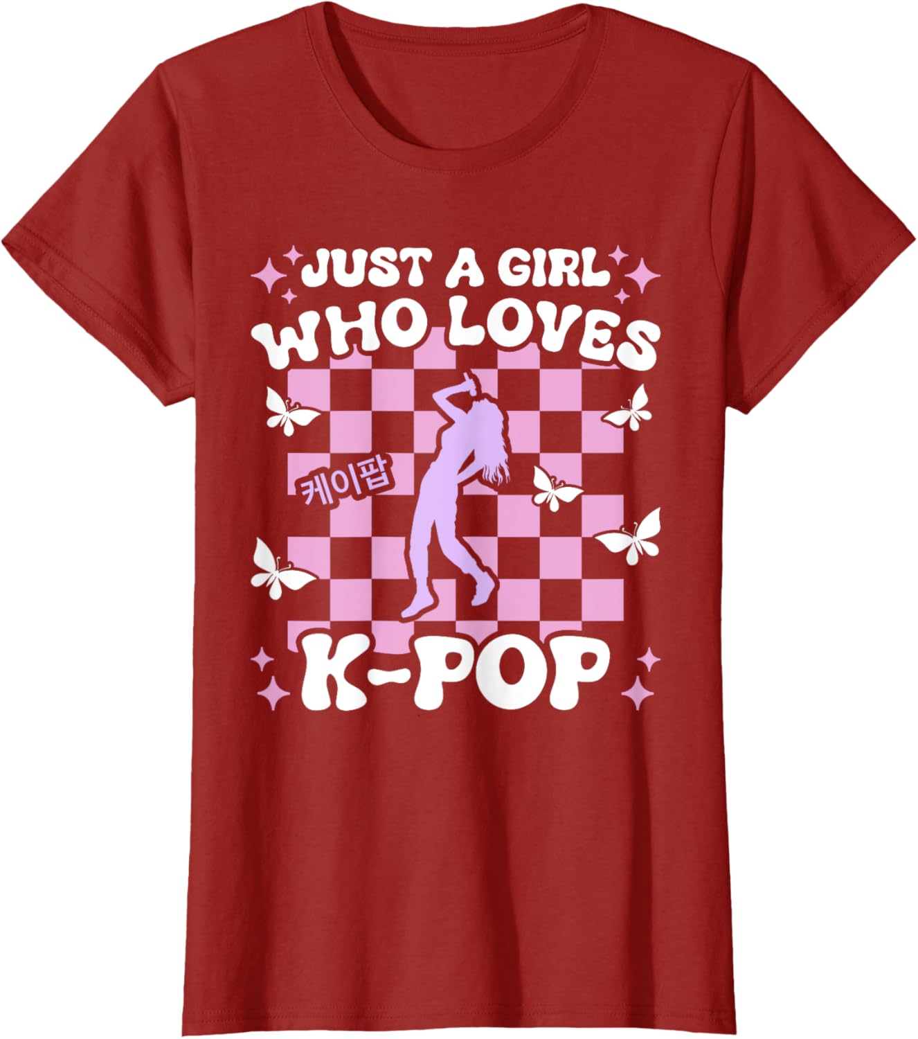 Just A Girl Who Loves K-Pop Girls Cute Teen K-Pop T-Shirt for Kids - 6
