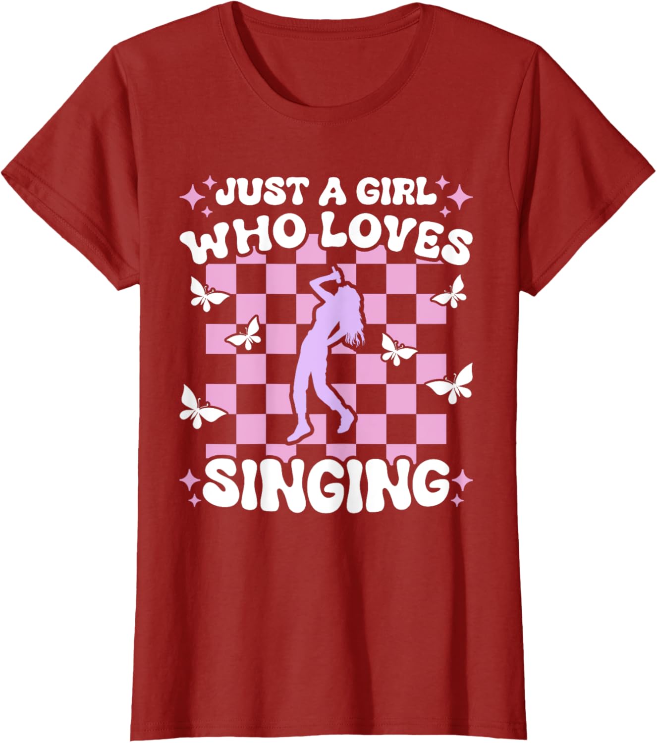 Just A Girl Who Loves Singing Girls T-Shirt for Music Lovers - 4