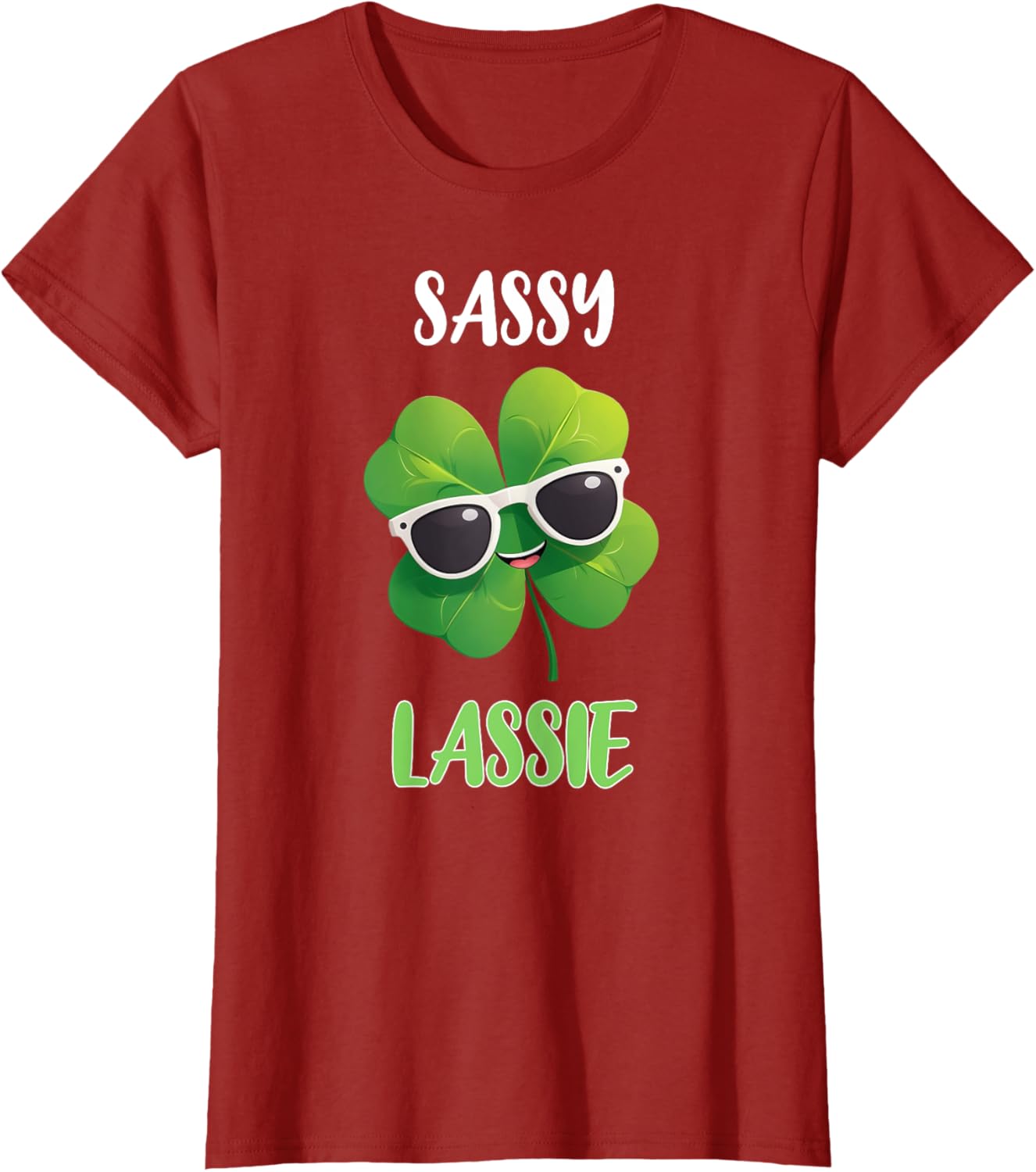 Funny Sassy Lassie St. Patrick's Day T-Shirt for Celebrating in Style - 13