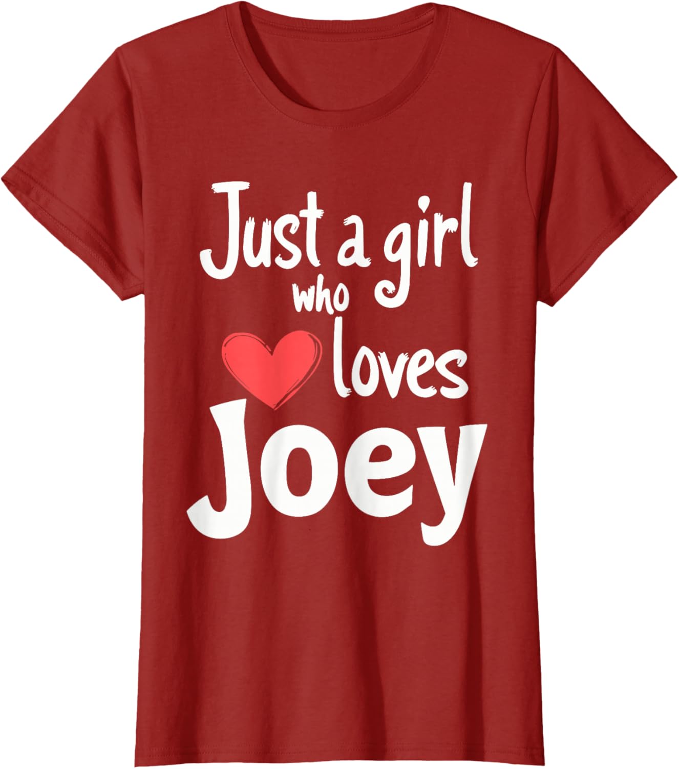 Just A Girl Who Loves Joey T-Shirt Cute and Stylish Apparel for Fans - 22