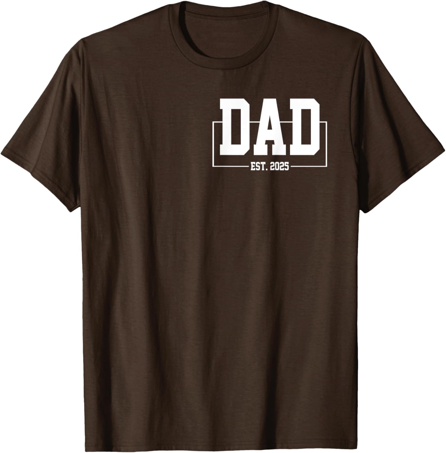 Dad Est. 2025 T-Shirt for New Fathers Expecting Baby in 2025 - 16