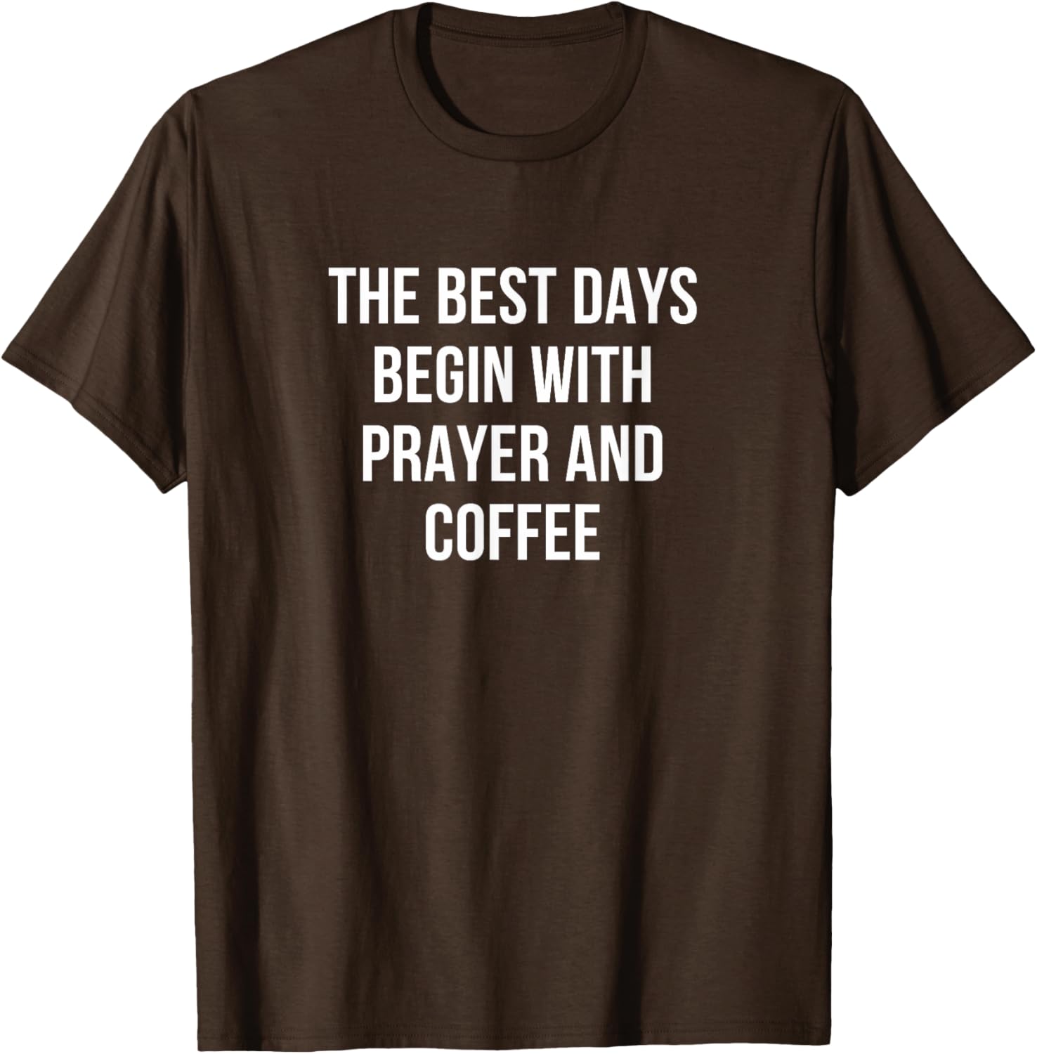 Inspiring Prayer and Coffee T-Shirt for a Positive Start to Your Day - 6