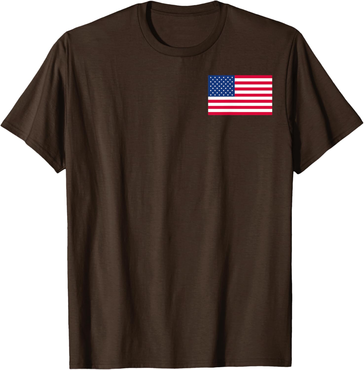 Patriotic American Flag Small Print T-Shirt for Casual Style Lovers - 3