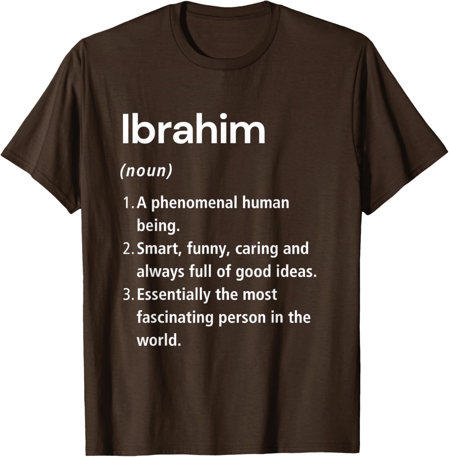 Funny Ibrahim Name Definition T-Shirt for Unique Style & Humor - 7