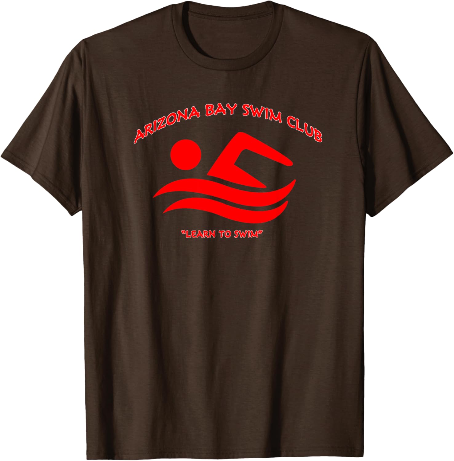 Red Swim Club Bay Arizona T-Shirt - Stylish Swimwear Apparel for All - 1