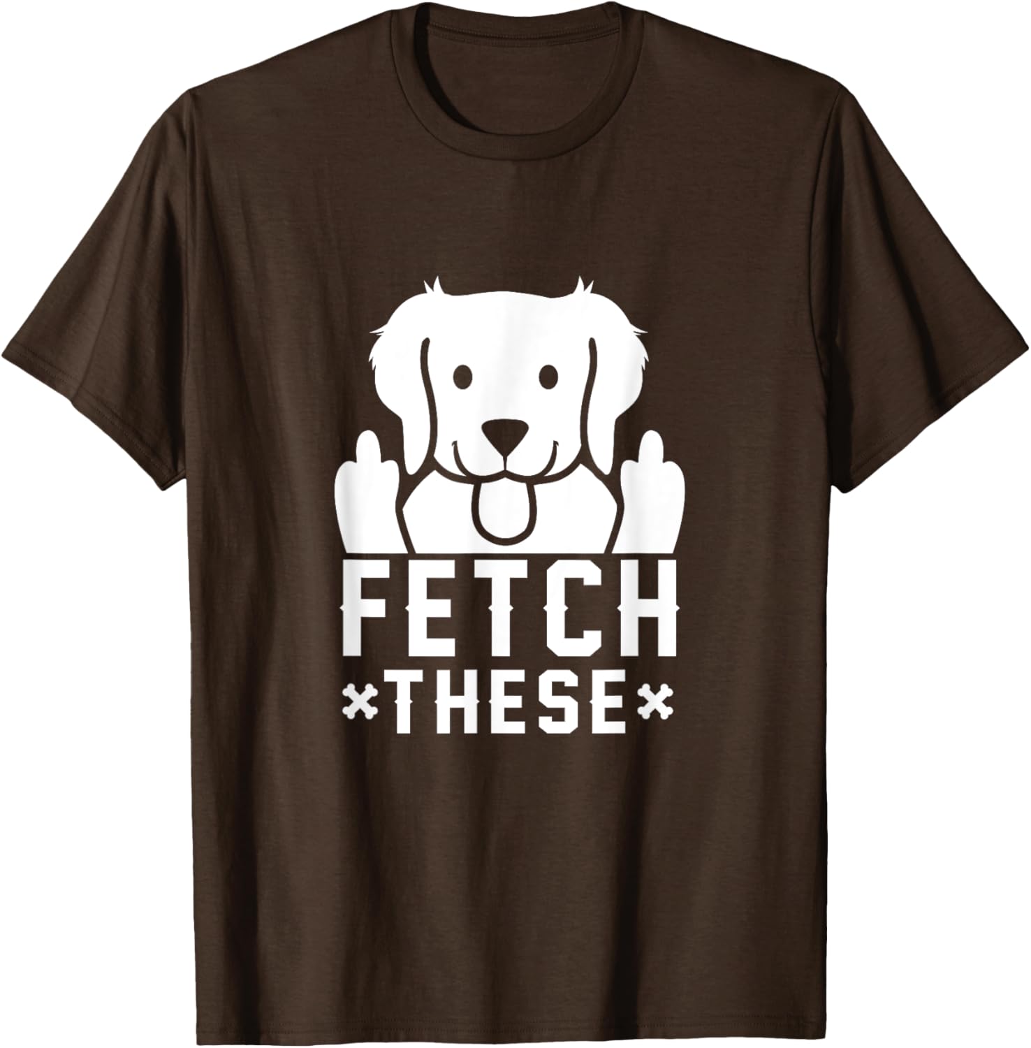 Funny Dog Middle Finger T-Shirt for Pet Lovers - Unique Gift Idea - 3